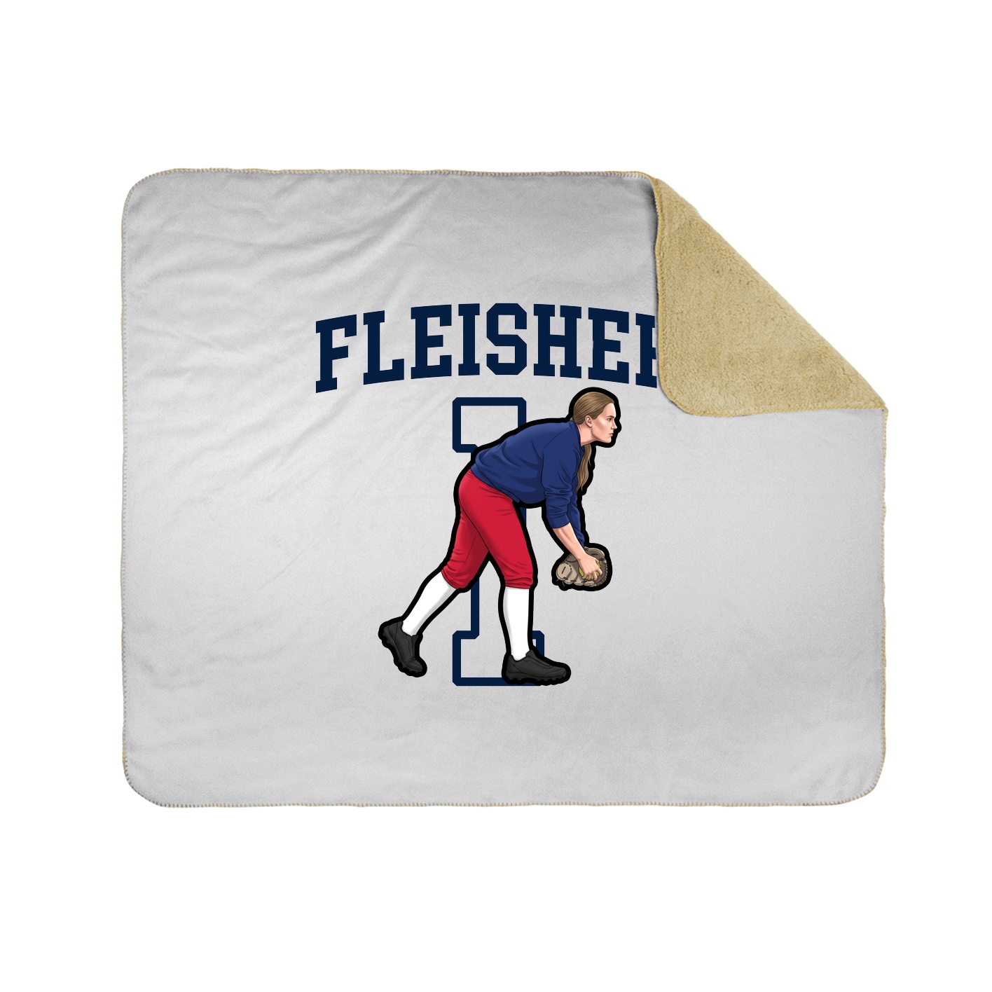 Throw Blanket — Shirsey in White