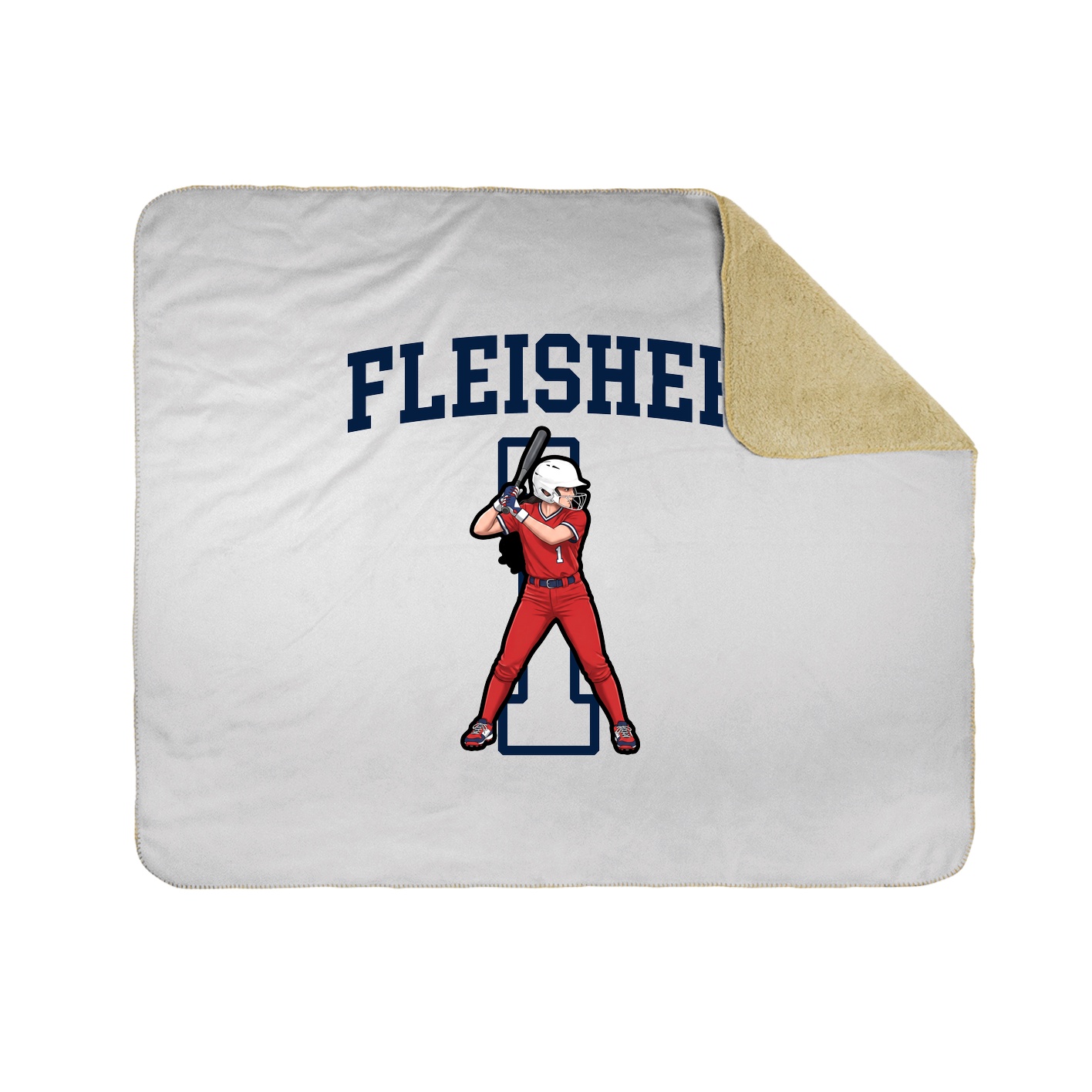 Throw Blanket — Shirsey in White