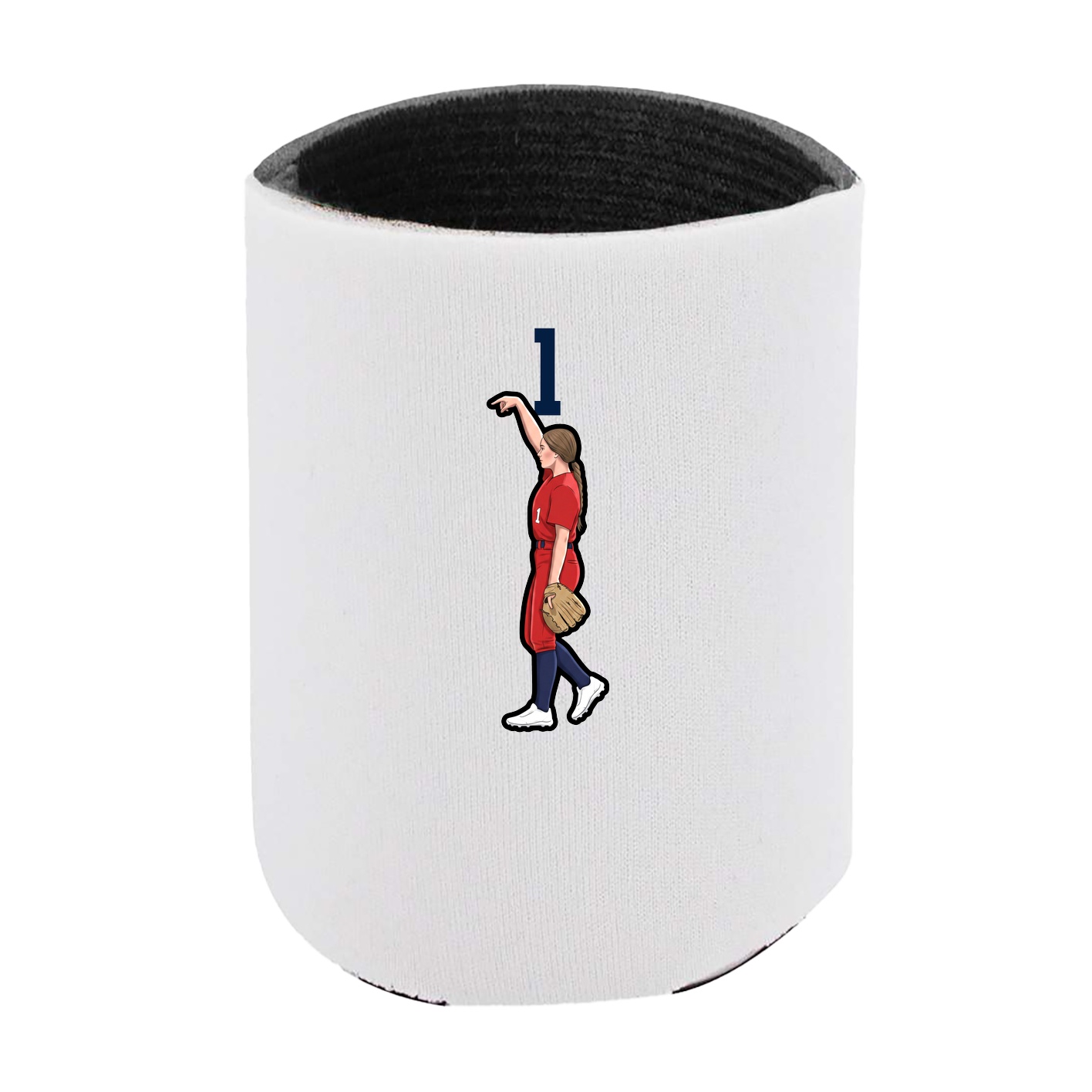 Can Holder — Number Top in White
