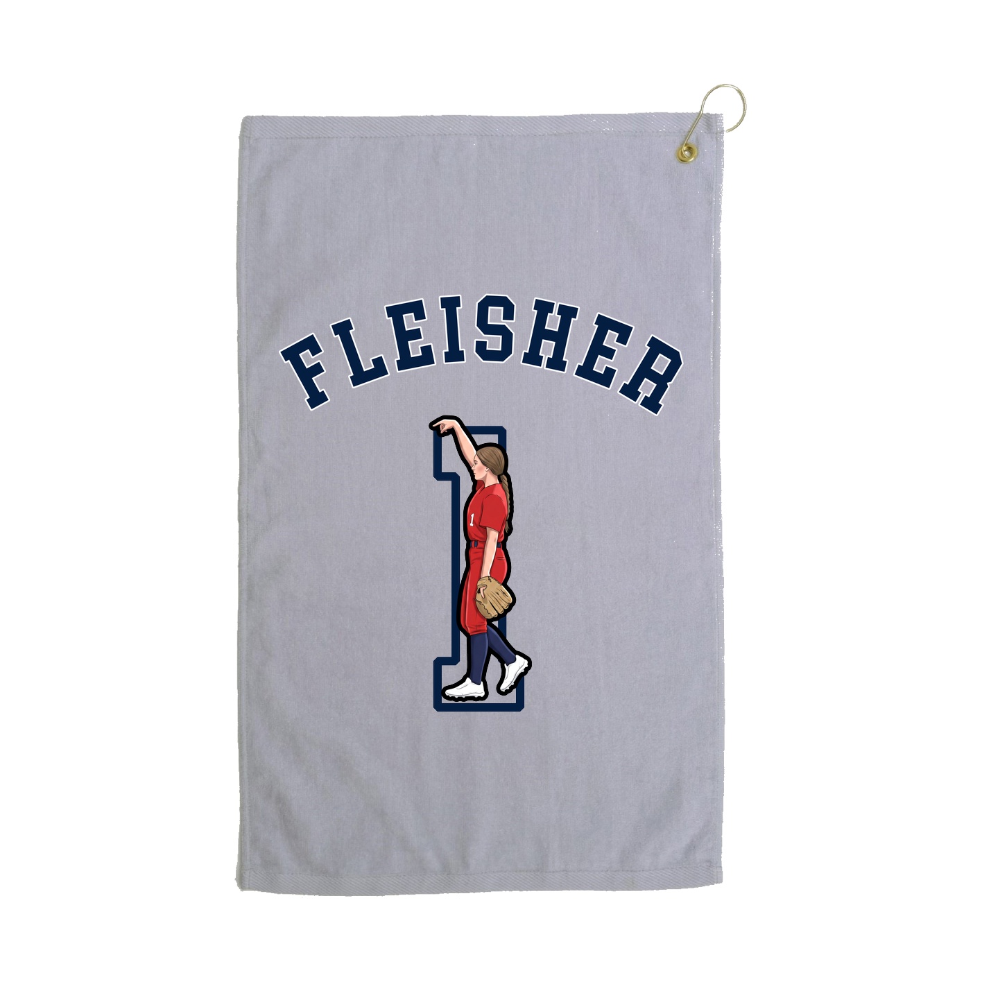 Golf Towel — Shirsey Arch in Grey