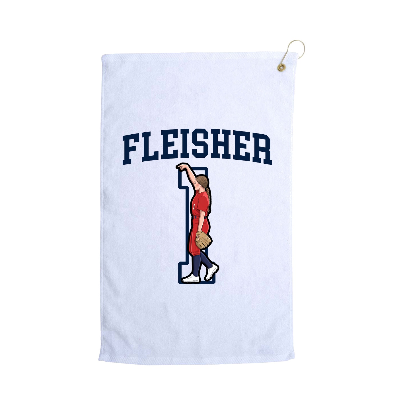 Golf Towel — Shirsey in White