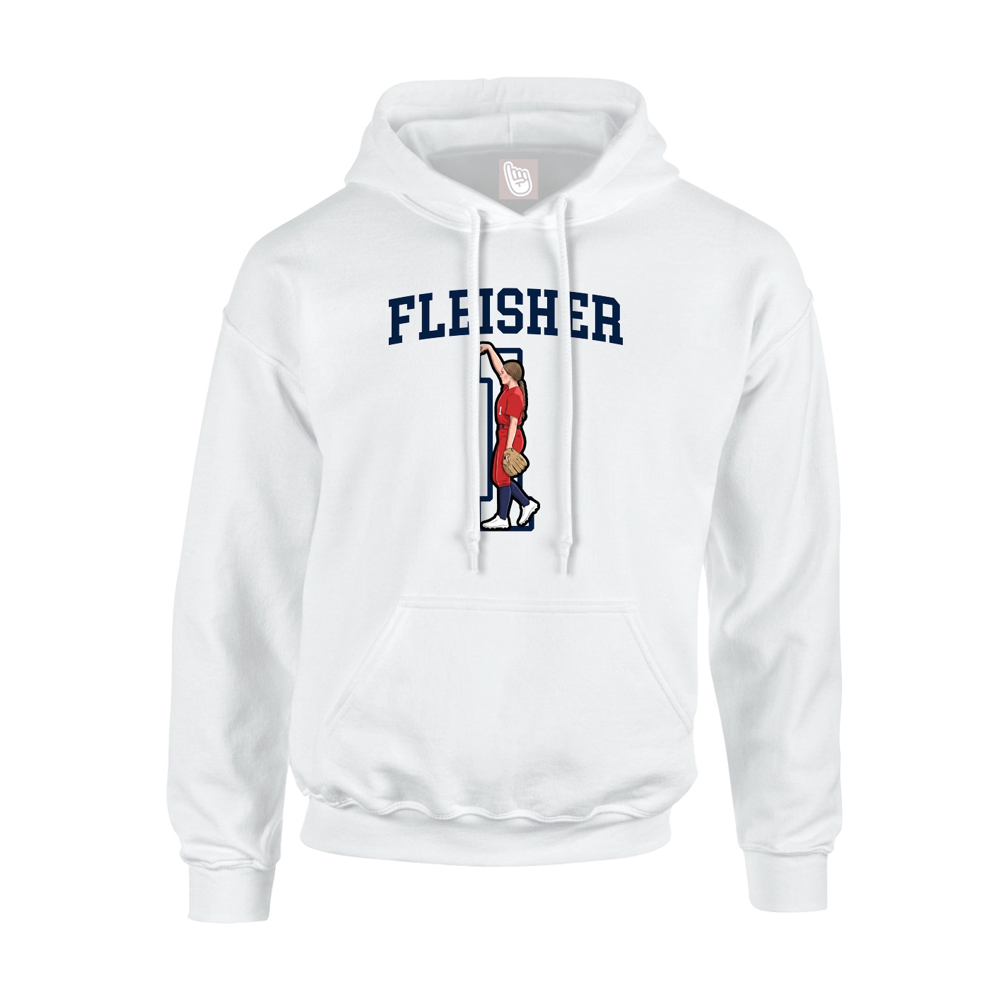 Hoodie — Shirsey in White