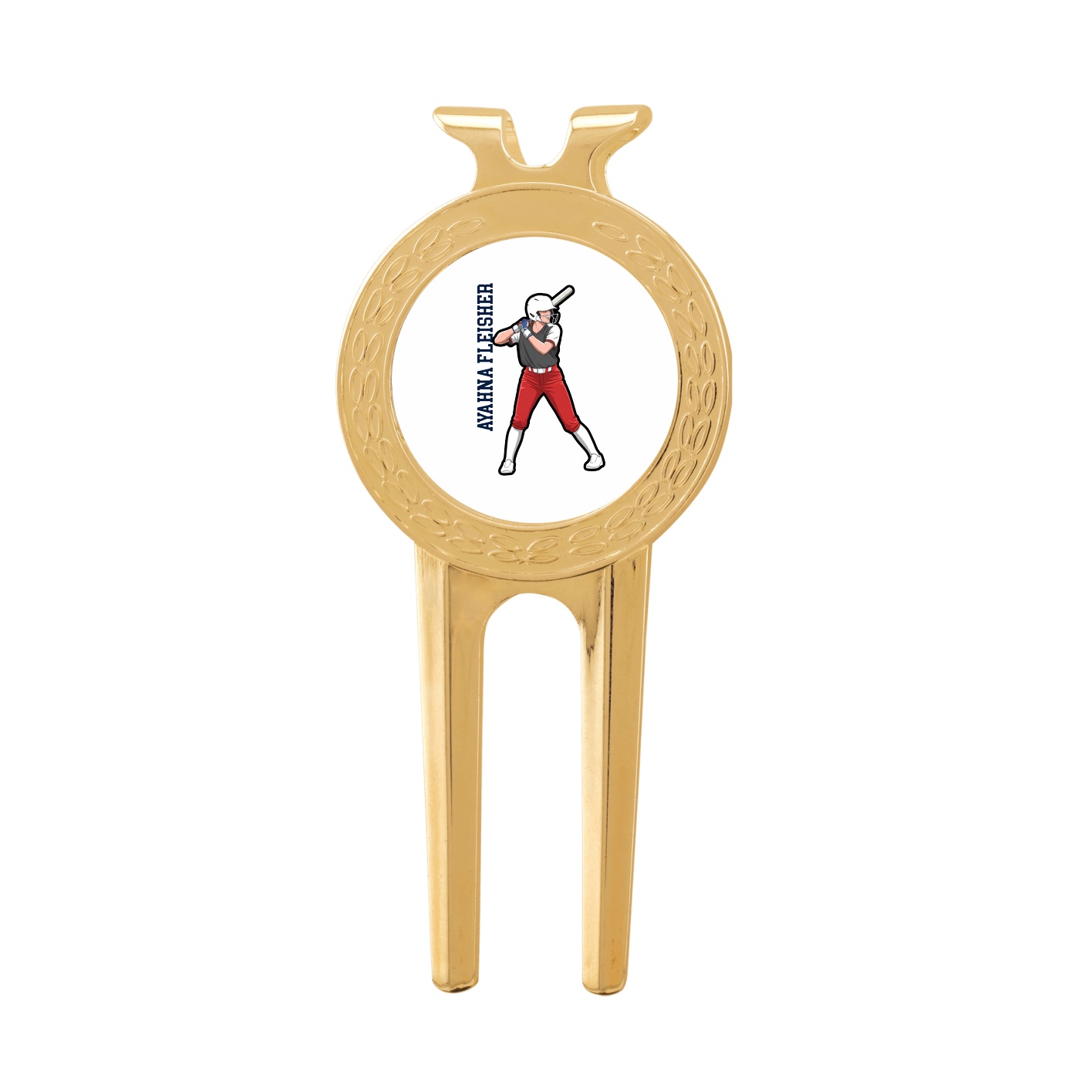Divot Tool with Ball Marker — Name Vertical in Classic