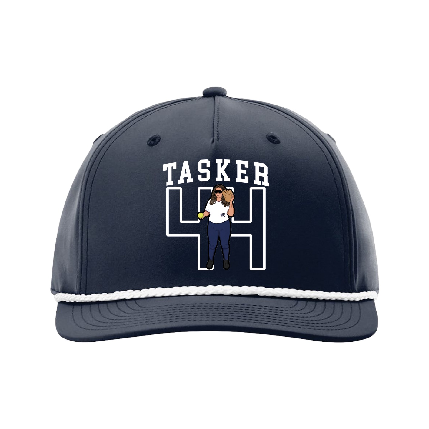 Five-Panel Classic Rope Cap — Shirsey in Navy
