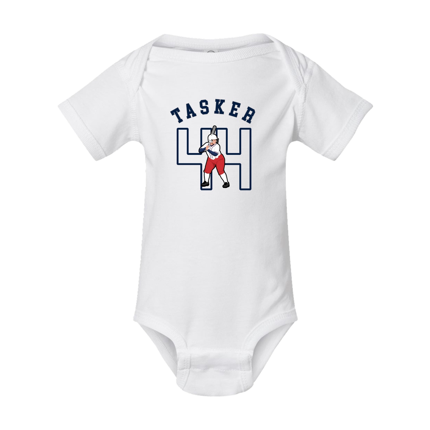 Baby Onesie — Shirsey Arch in White