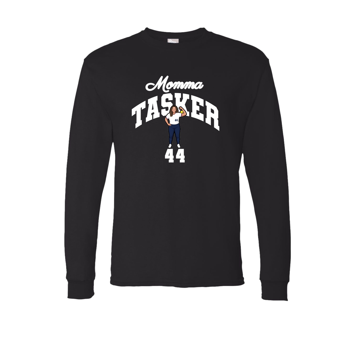 Long Sleeve Tee — Mothers Day Arch in Black