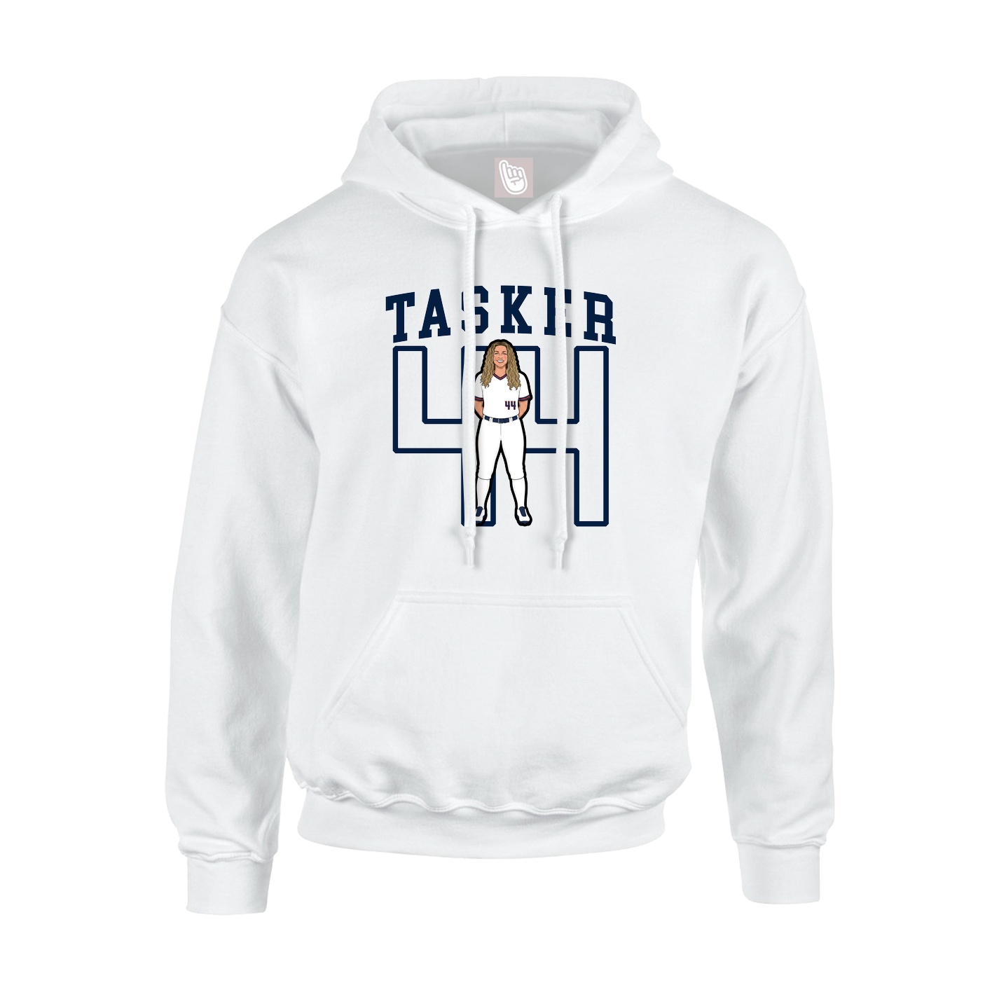Hoodie — Shirsey in White