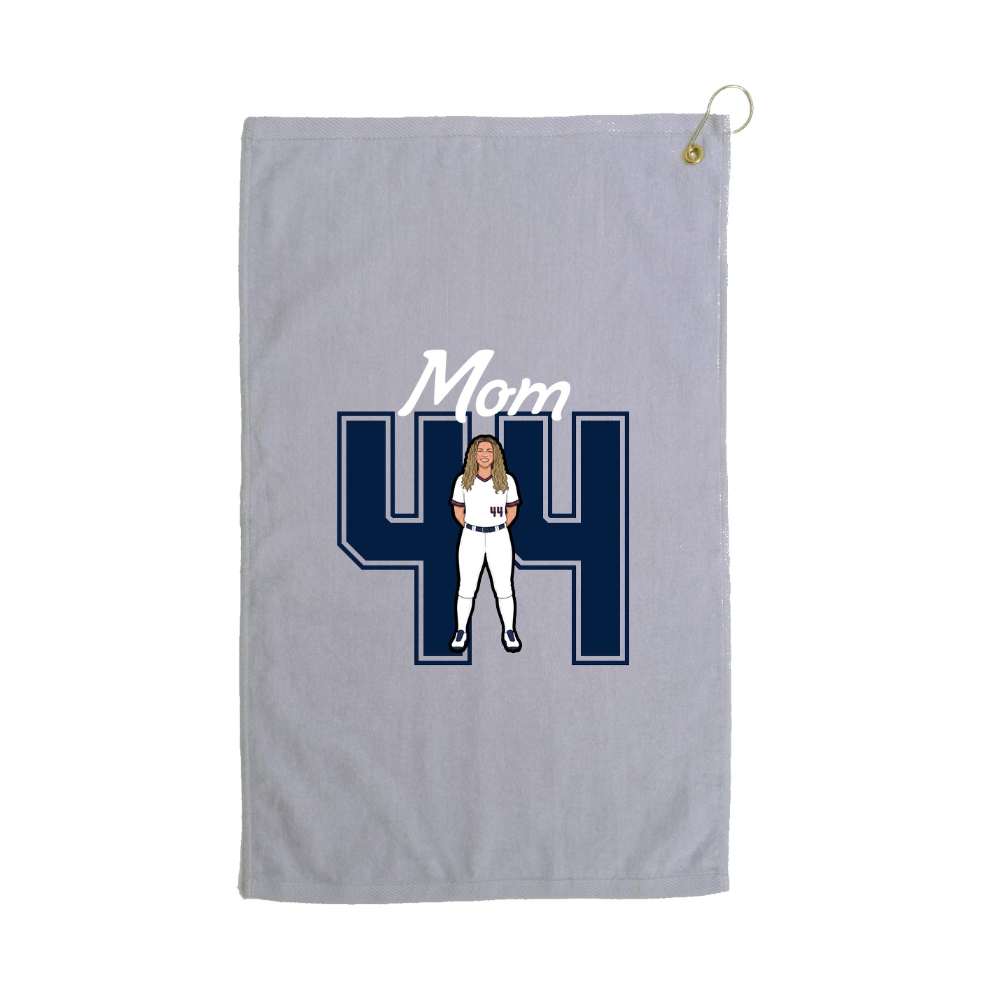 Golf Towel — Mothers Day Shirsey in Grey