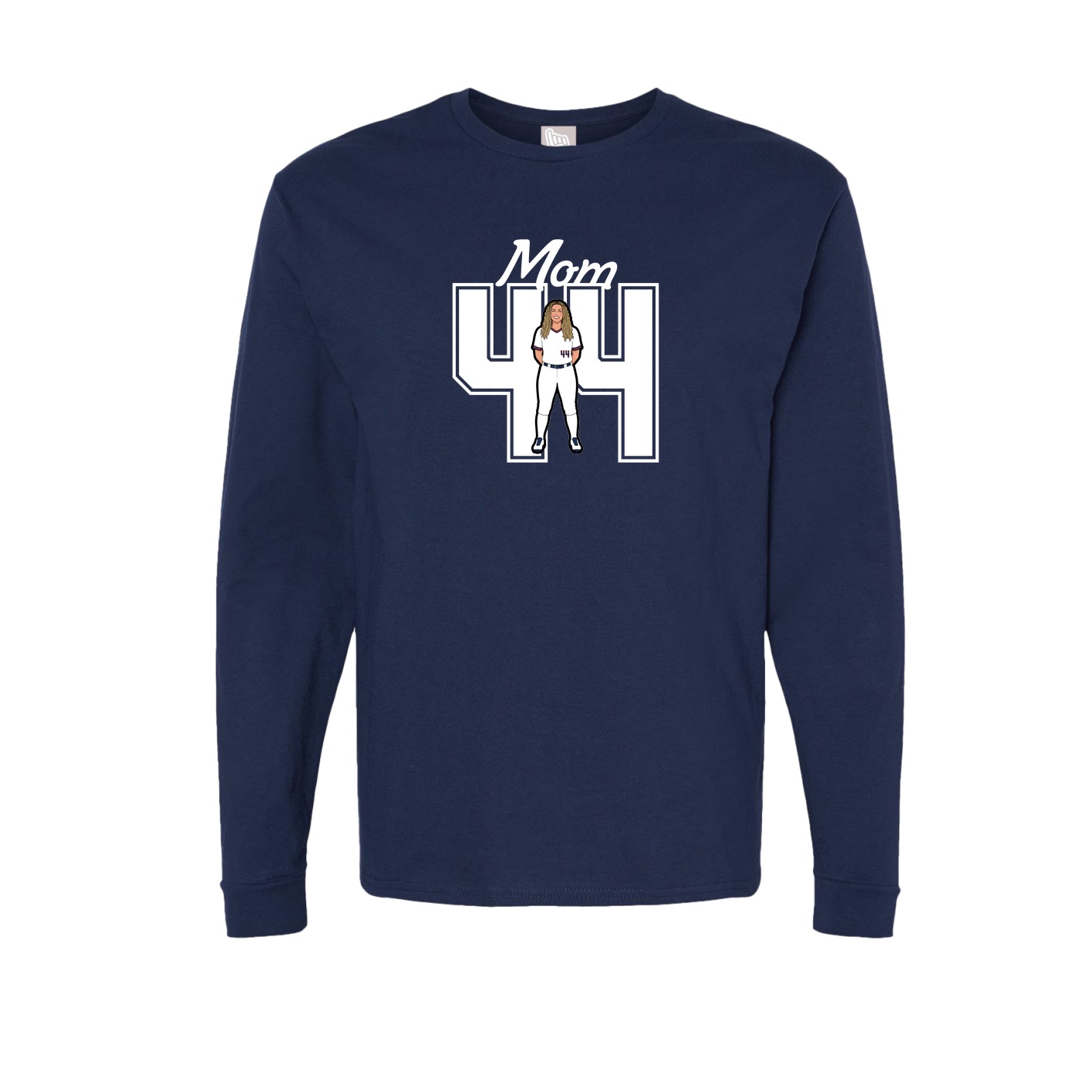 Long Sleeve Tee — Mothers Day Shirsey in Navy
