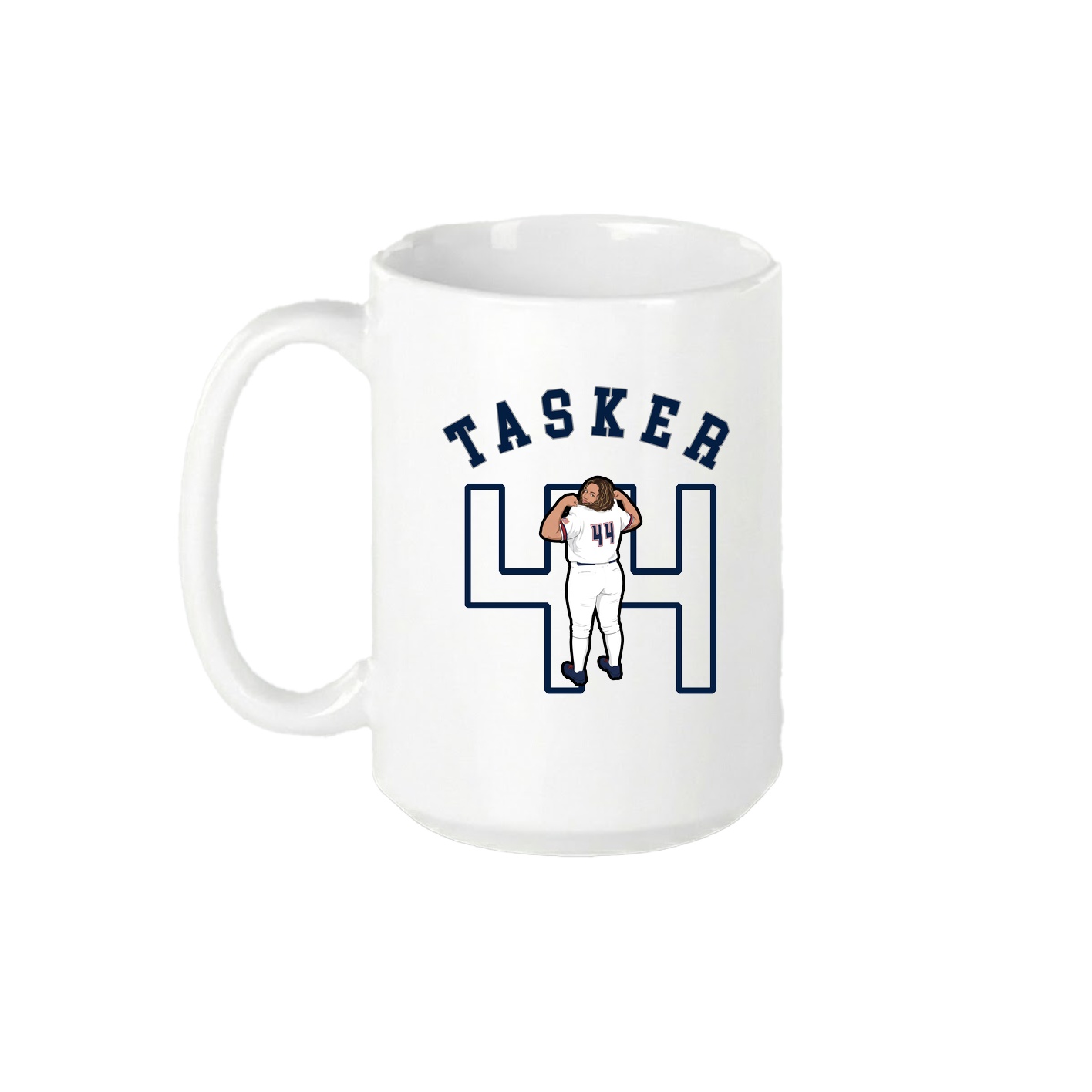 15oz Coffee Mug — Shirsey Arch in White