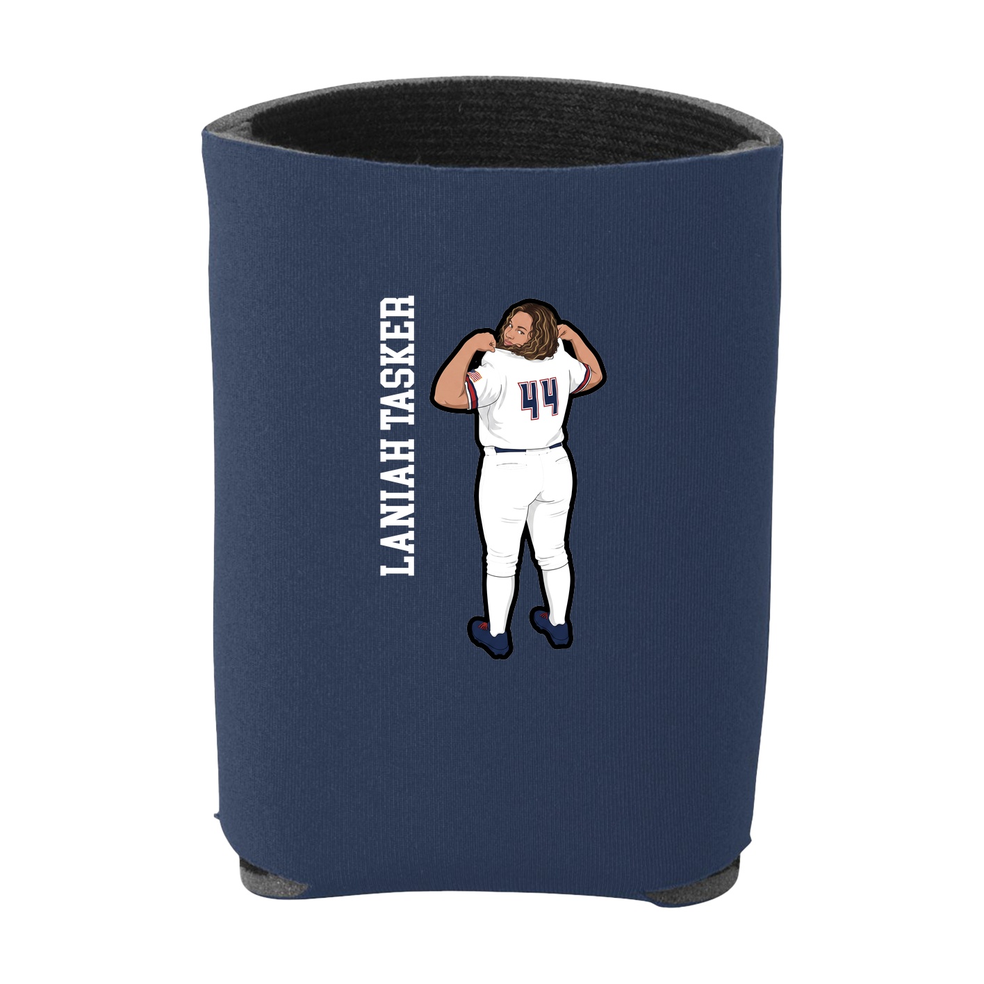 Can Holder — Name Vertical in Navy