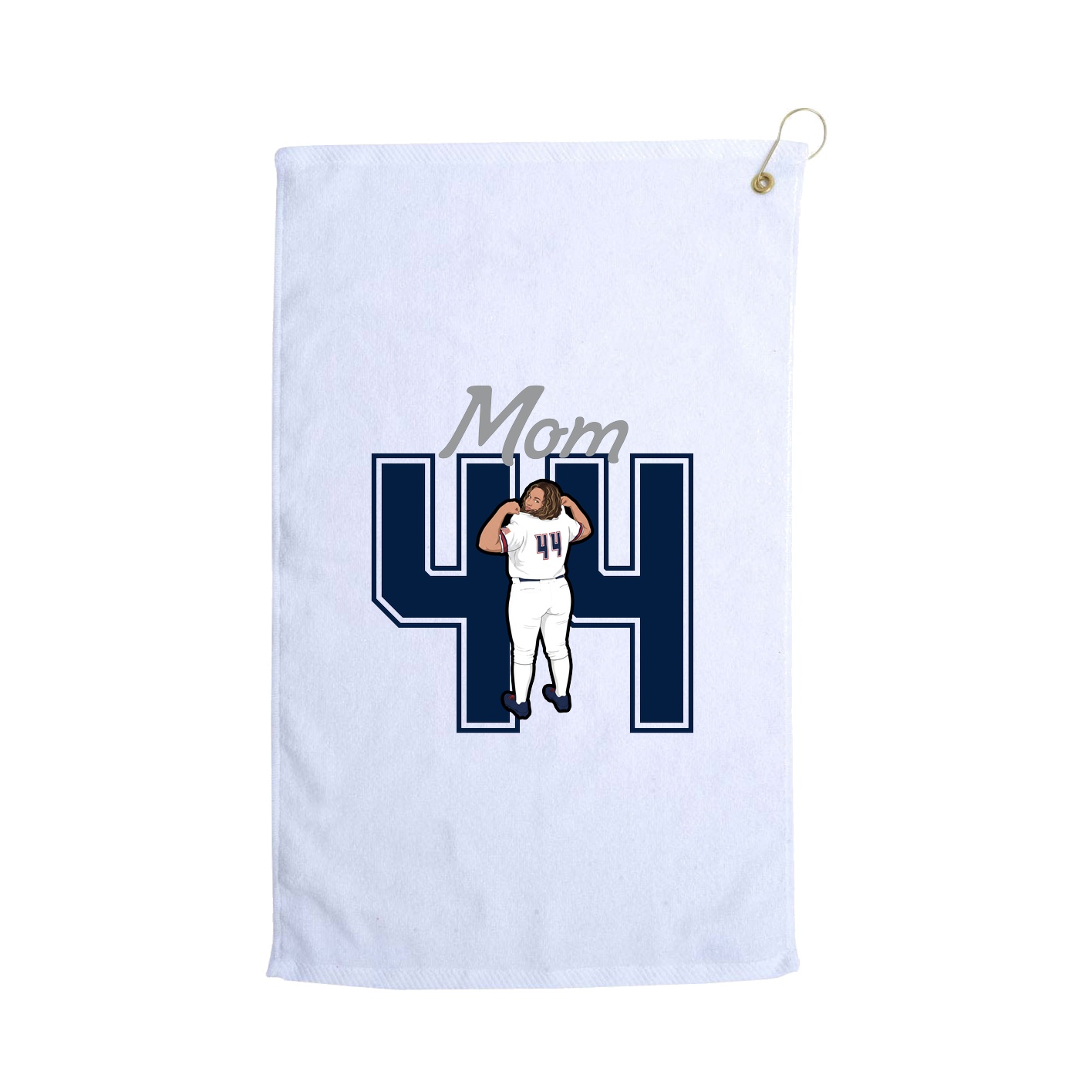 Golf Towel — Mothers Day Shirsey in White
