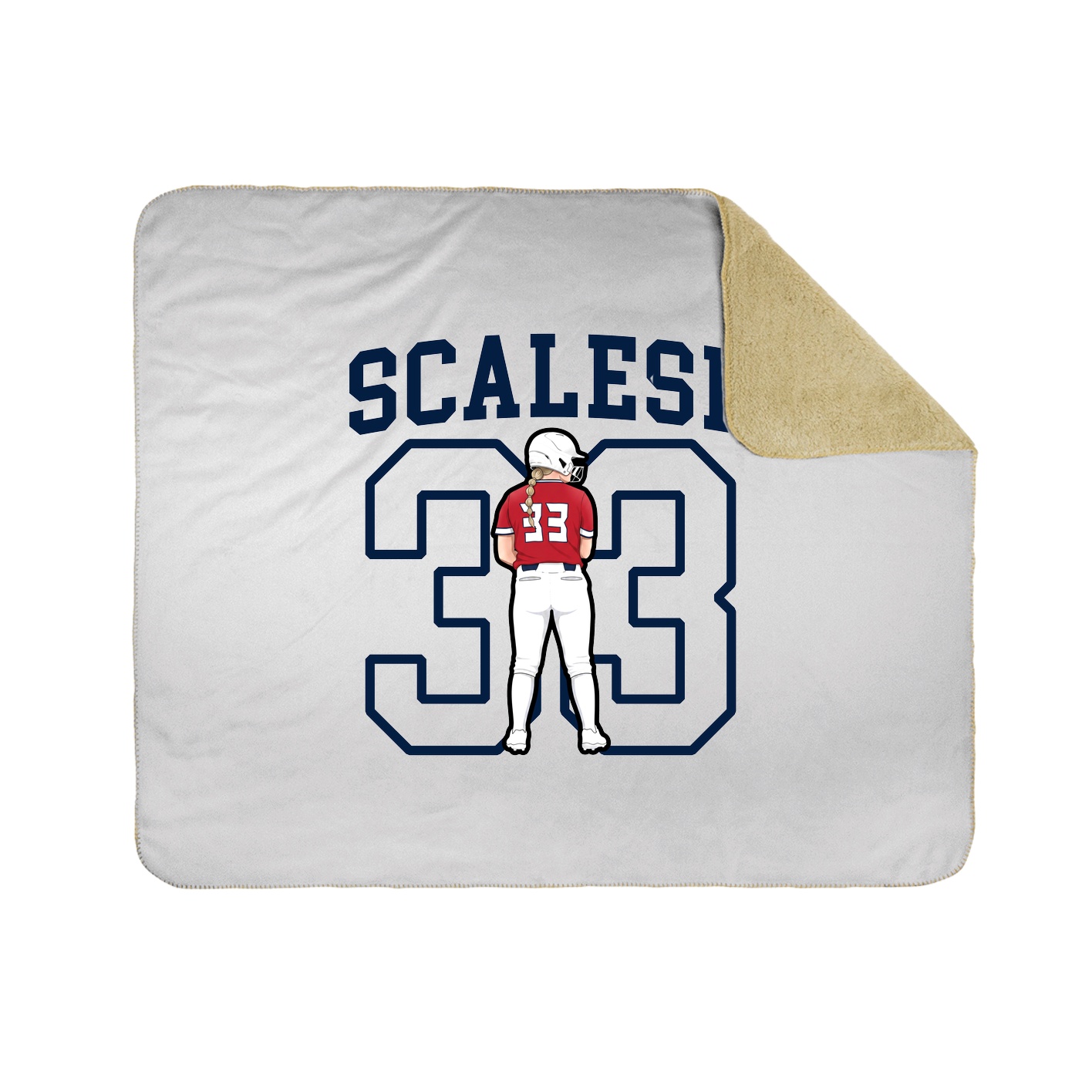 Throw Blanket — Shirsey in White