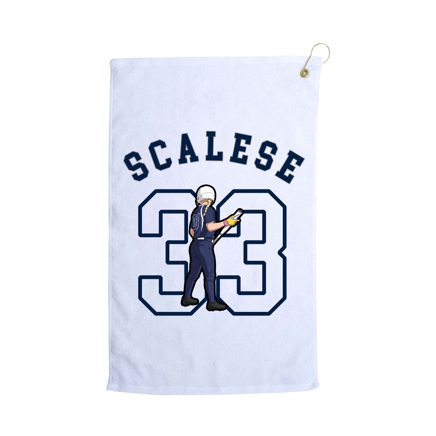 Golf Towel — Shirsey Arch in White