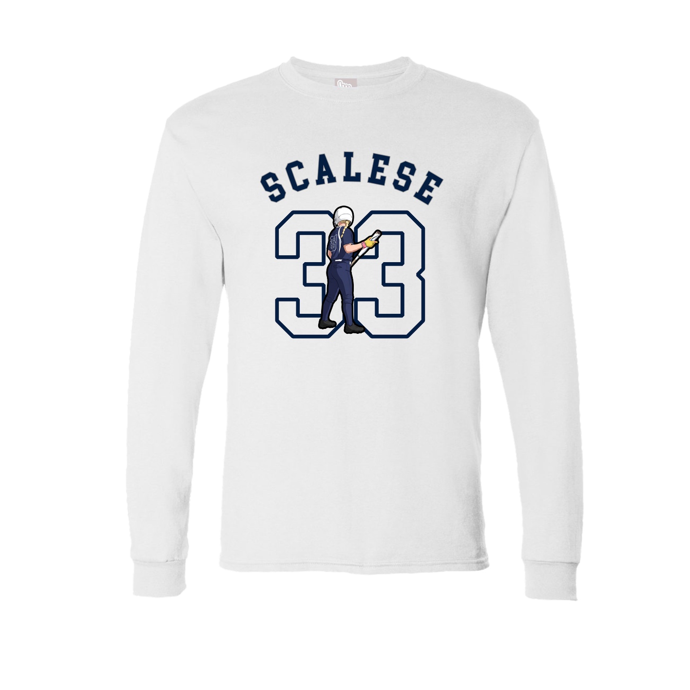 Long Sleeve Tee — Shirsey Arch in White