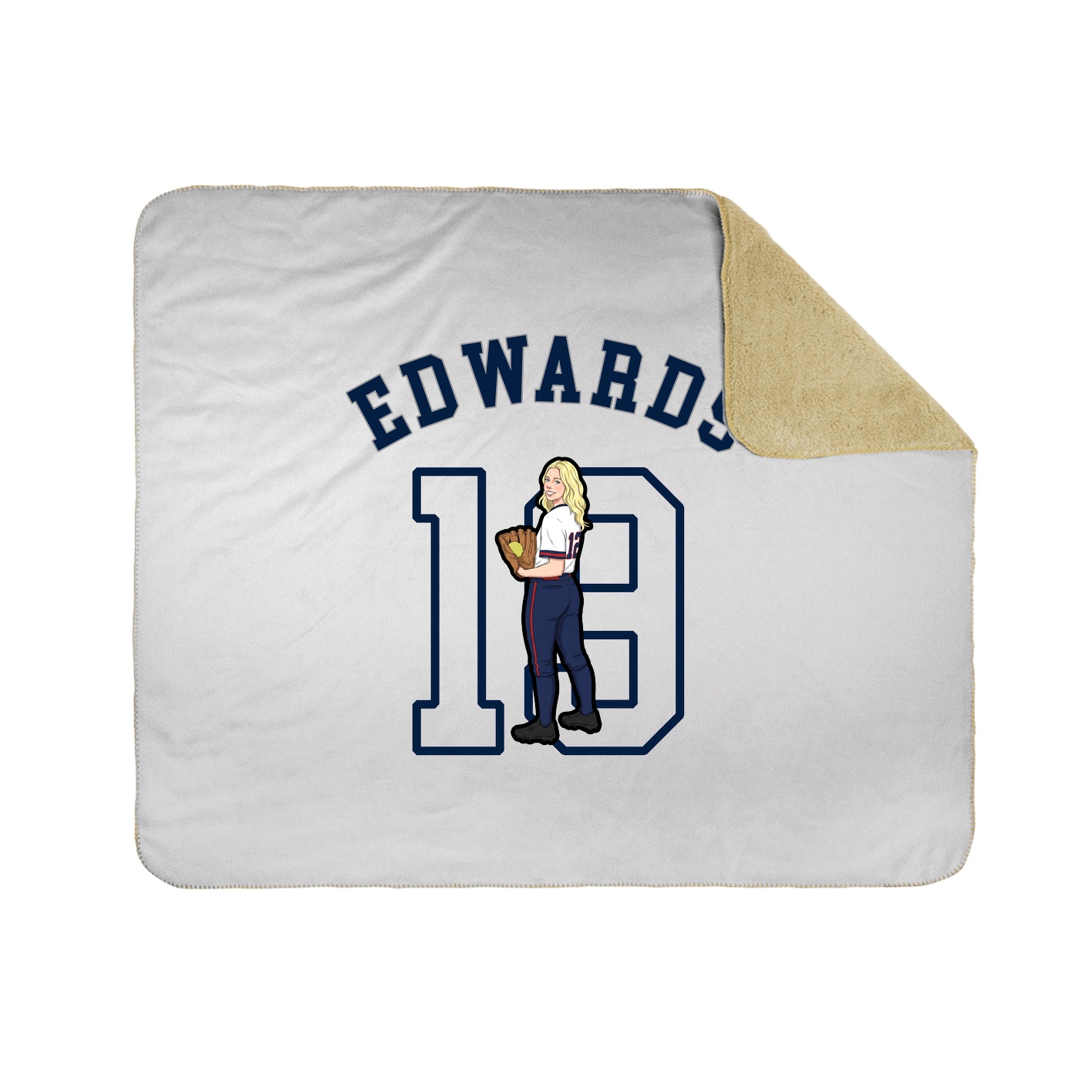 Throw Blanket — Shirsey Arch in White