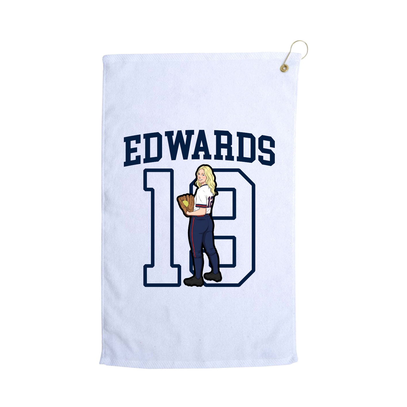Golf Towel — Shirsey in White