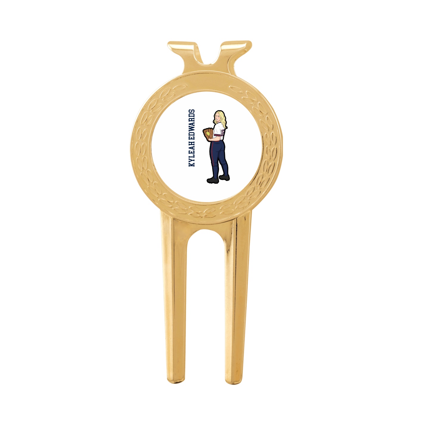 Divot Tool with Ball Marker — Name Vertical in Classic