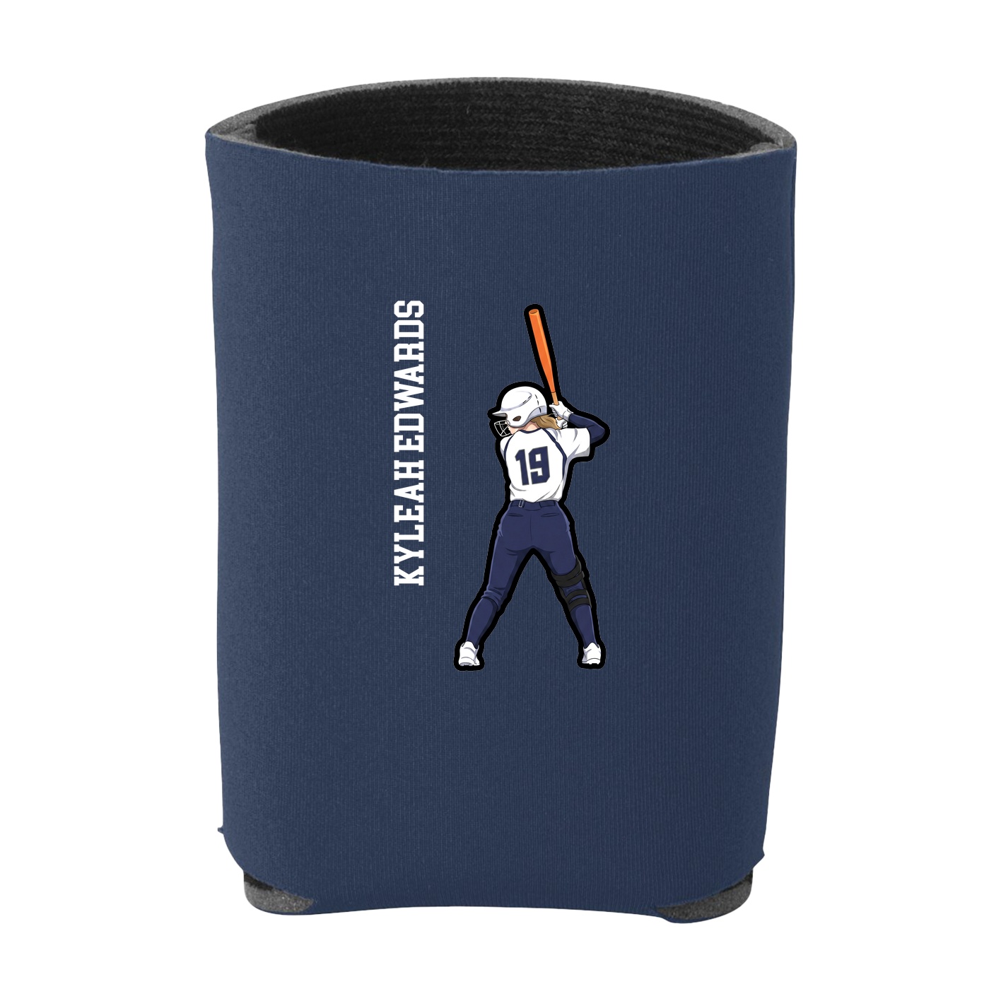Can Holder — Name Vertical in Navy