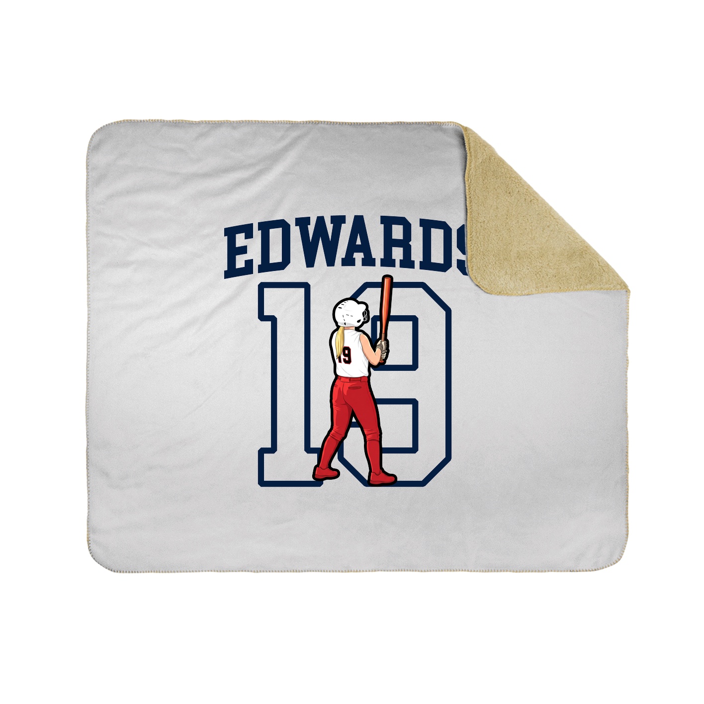 50x60 Sherpa Lined Throw Blanket