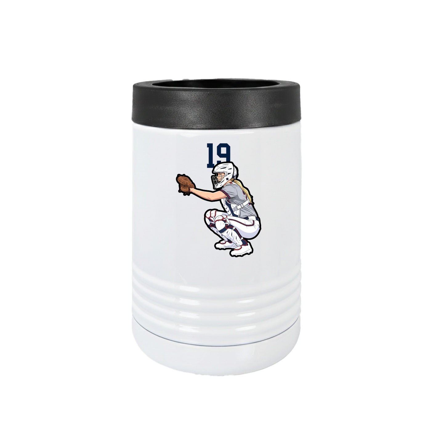 Beverage Holder — Number Top in White