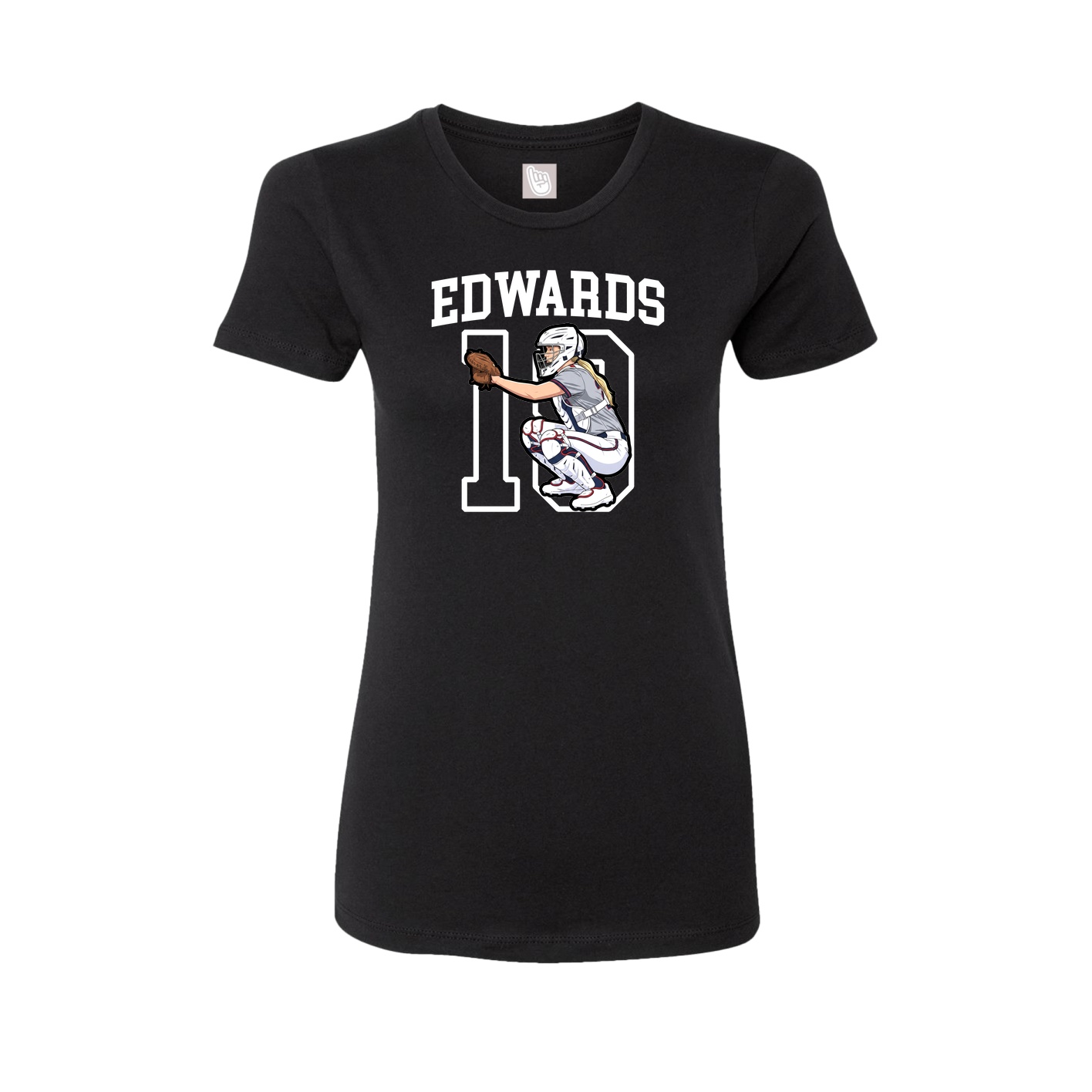 Fitted Women's Tee — Shirsey in Black