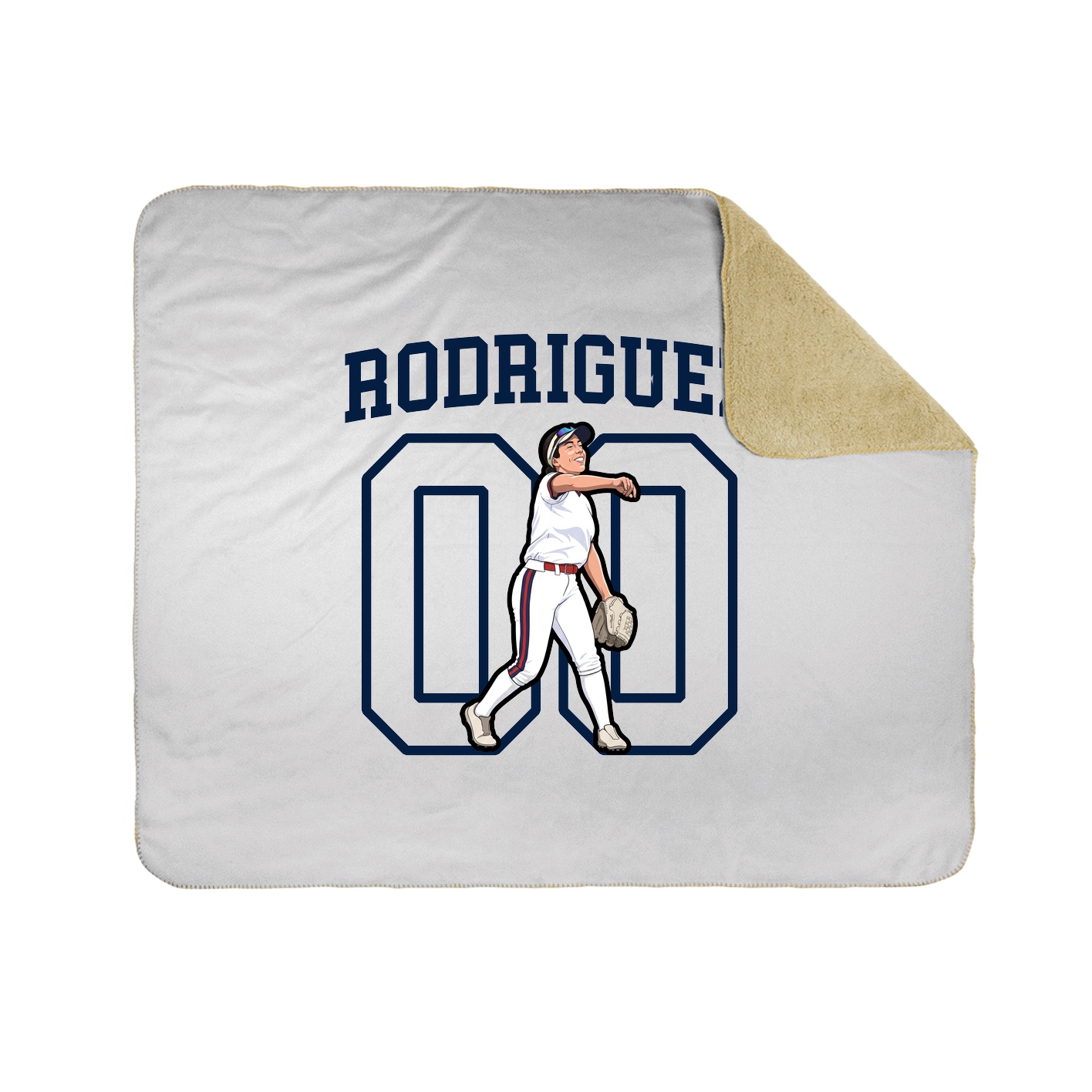 Throw Blanket — Shirsey in White