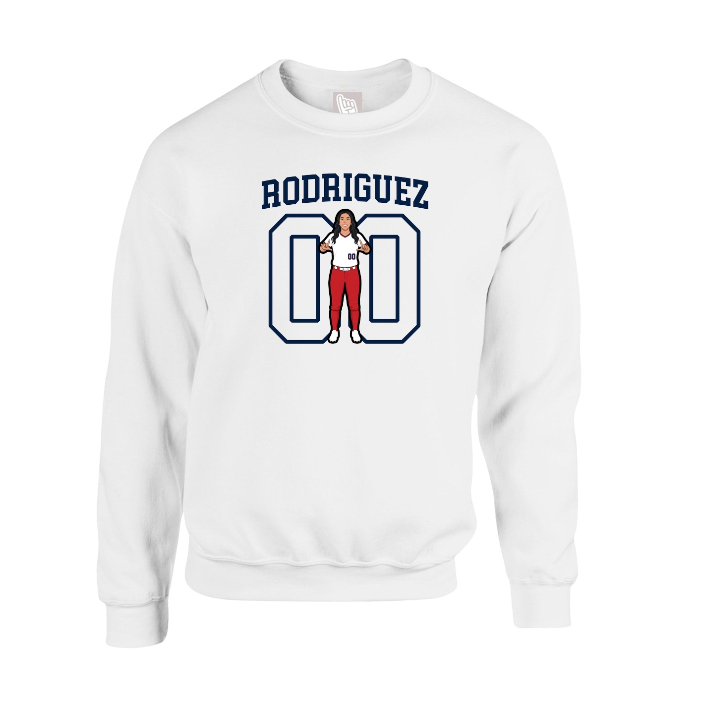 Fleece Crew — Shirsey in White