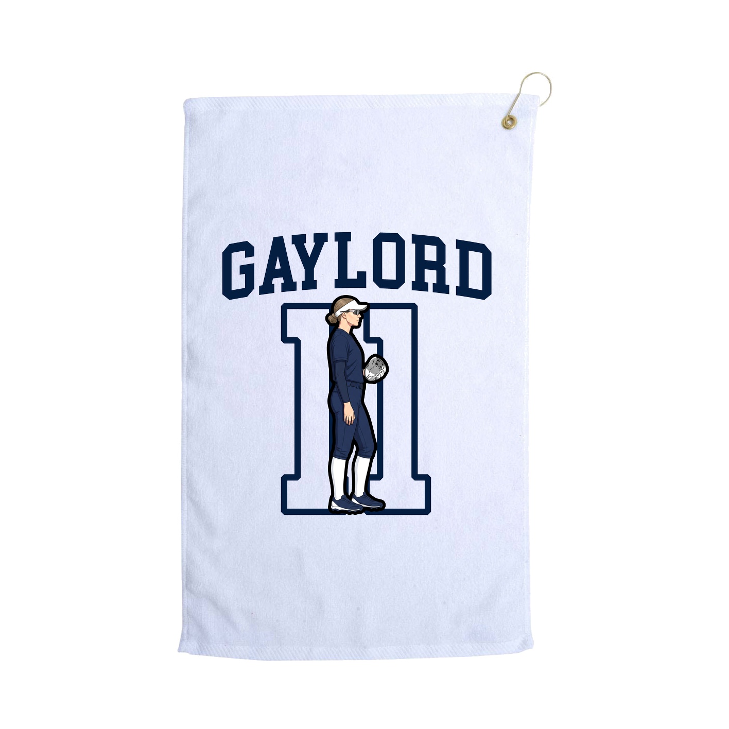 Golf Towel — Shirsey in White