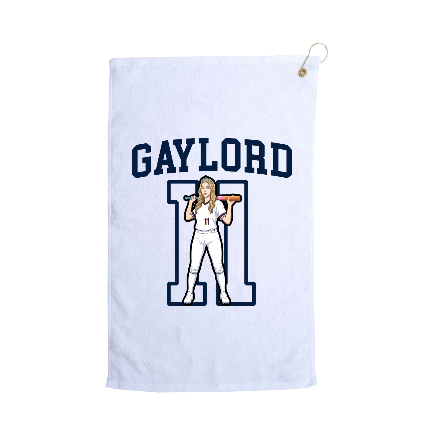 Golf Towel — Shirsey in White