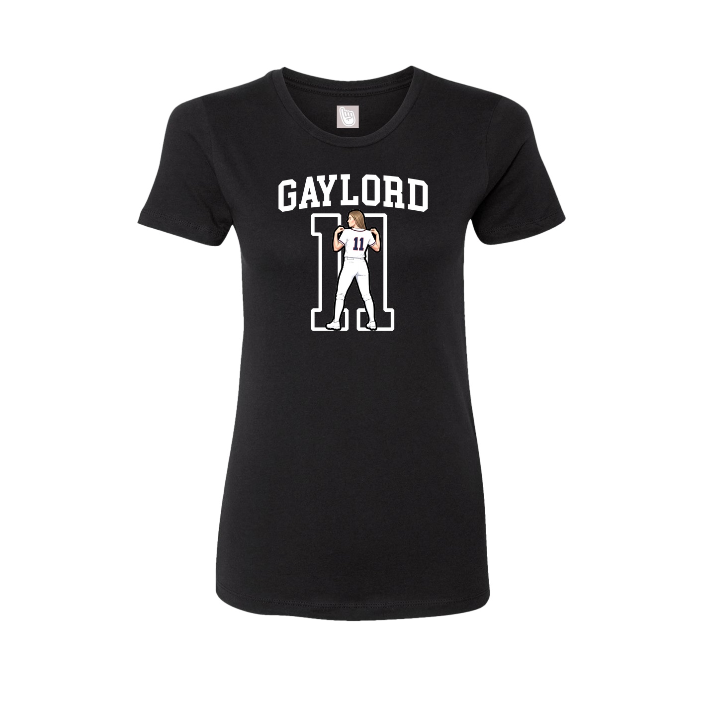 Fitted Women's Tee — Shirsey in Black