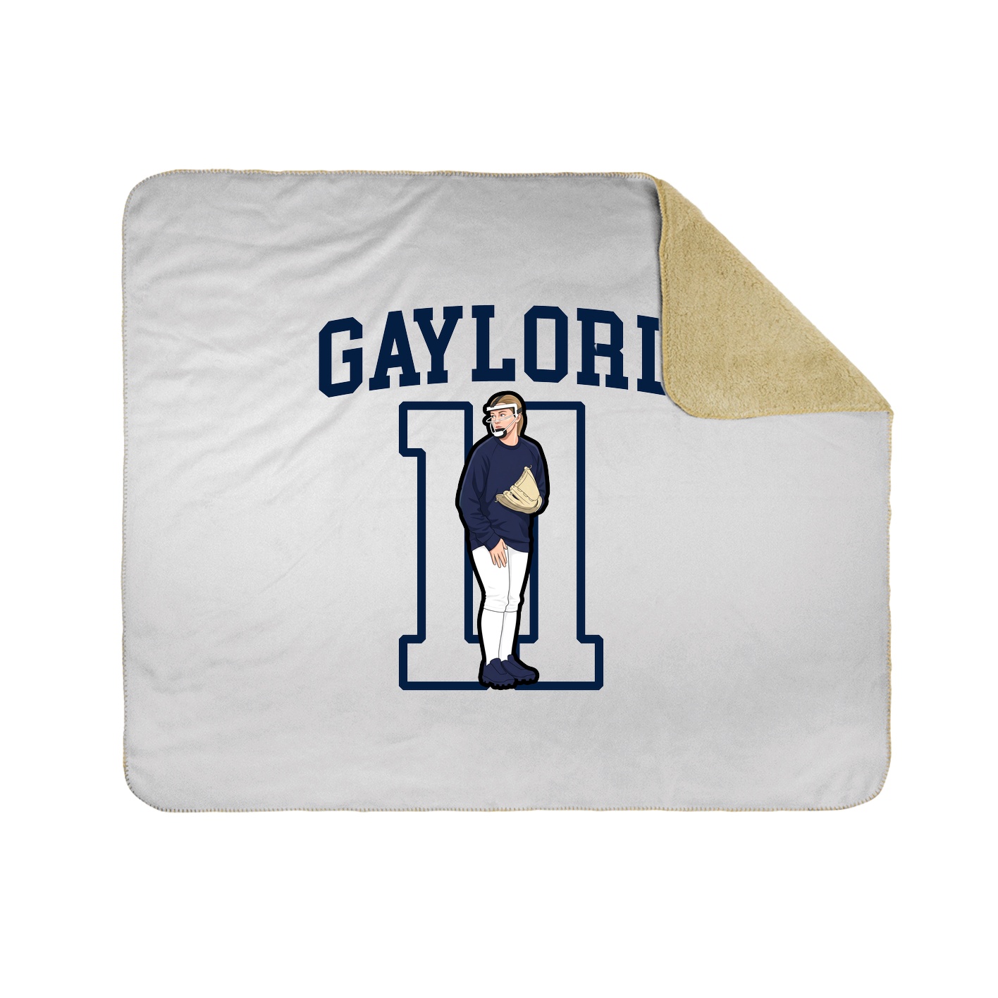 Throw Blanket — Shirsey in White