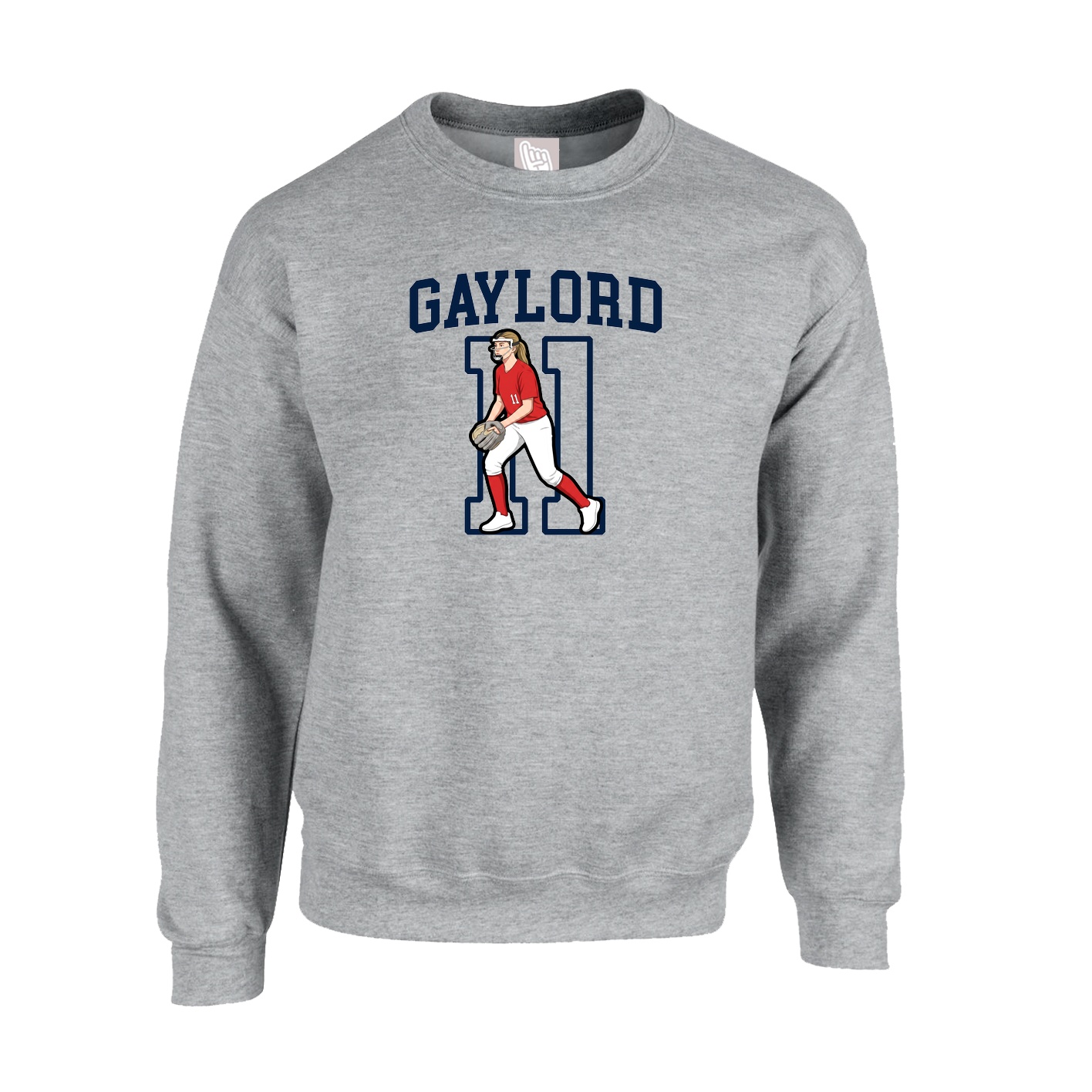 Fleece Crew — Shirsey in Grey