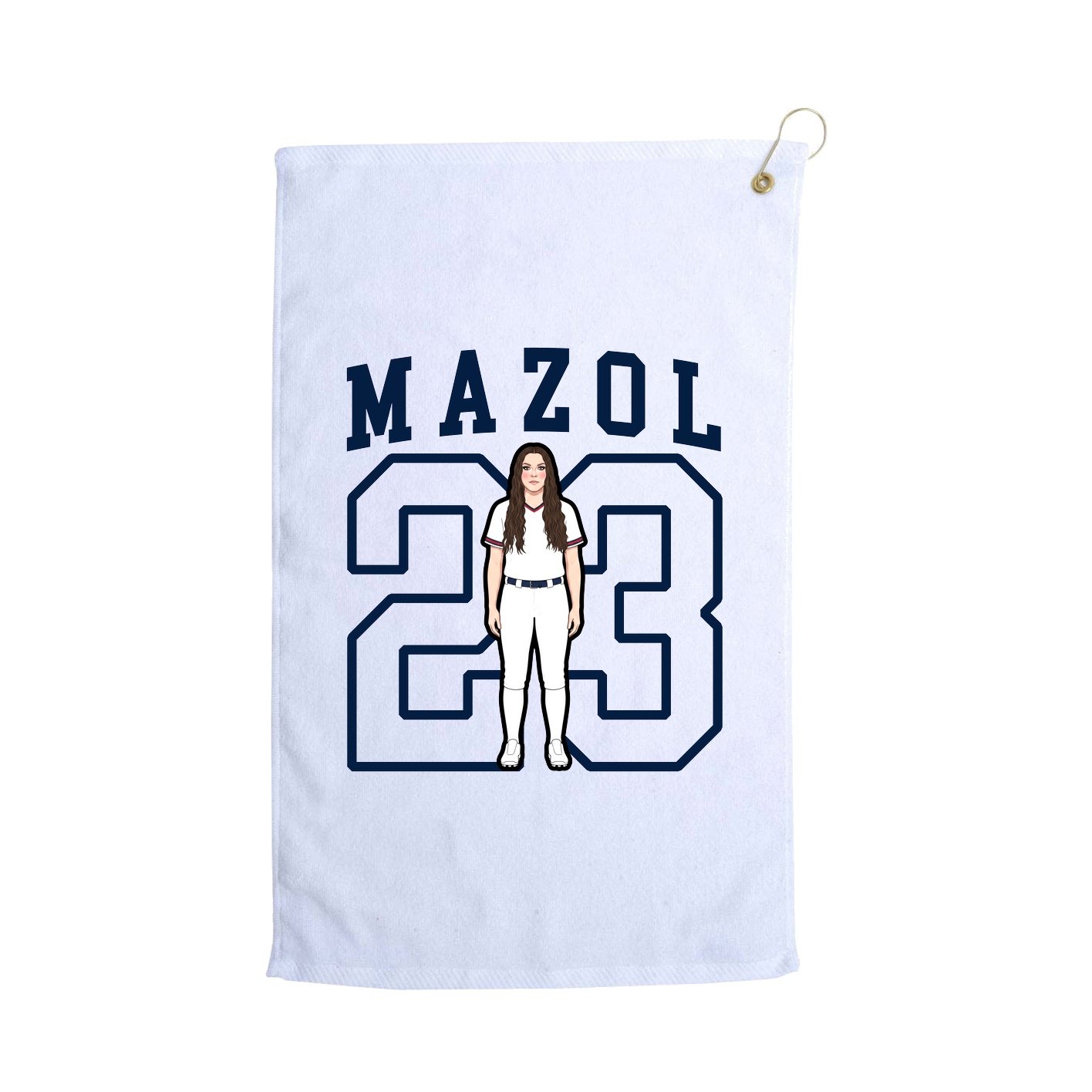 Golf Towel — Shirsey in White