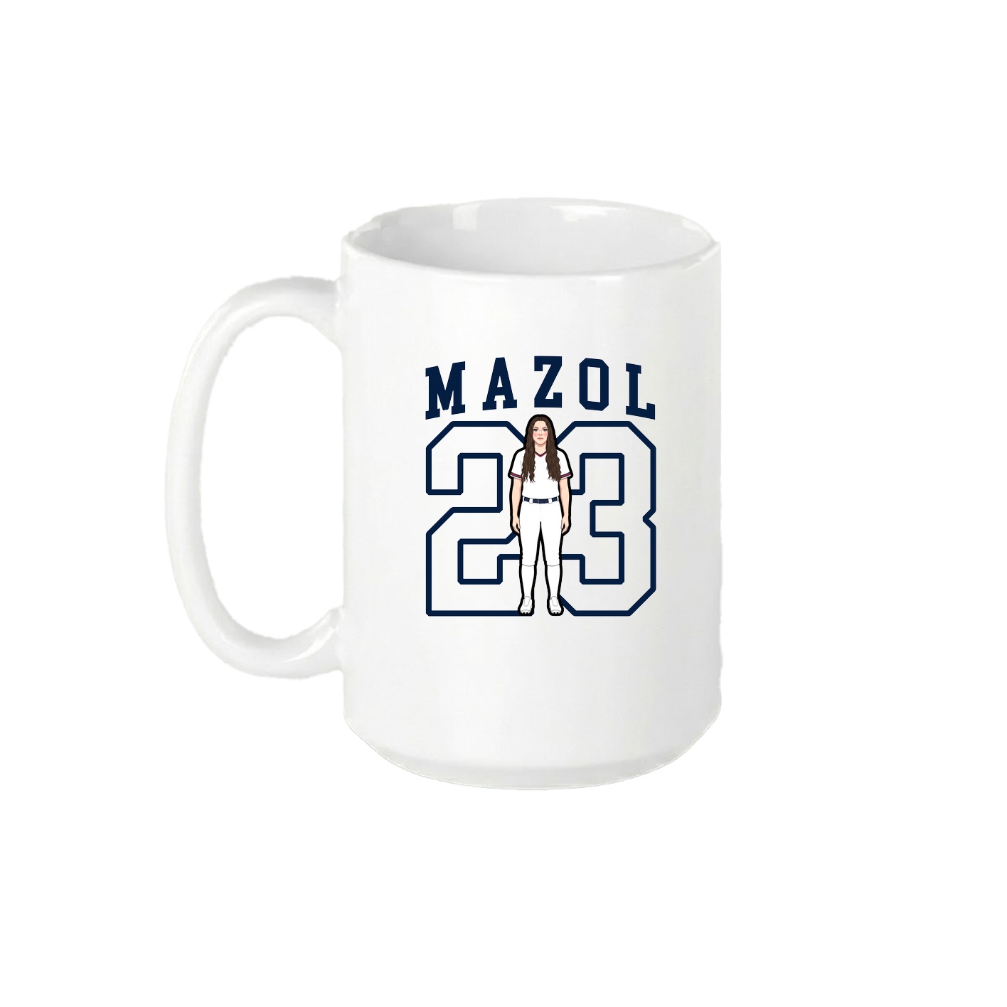 15oz Coffee Mug — Shirsey in White