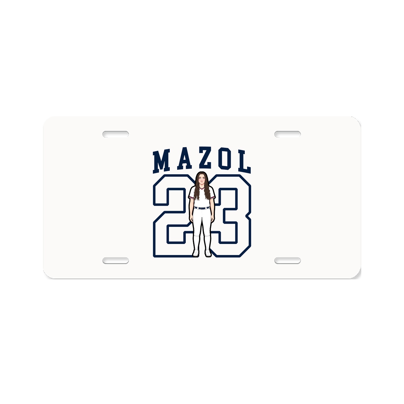 License Plate — Shirsey in Classic