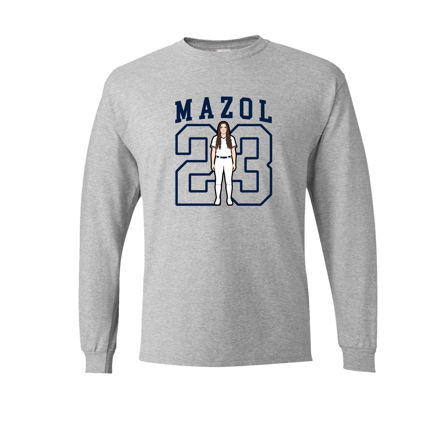 Long Sleeve Tee — Shirsey in Grey