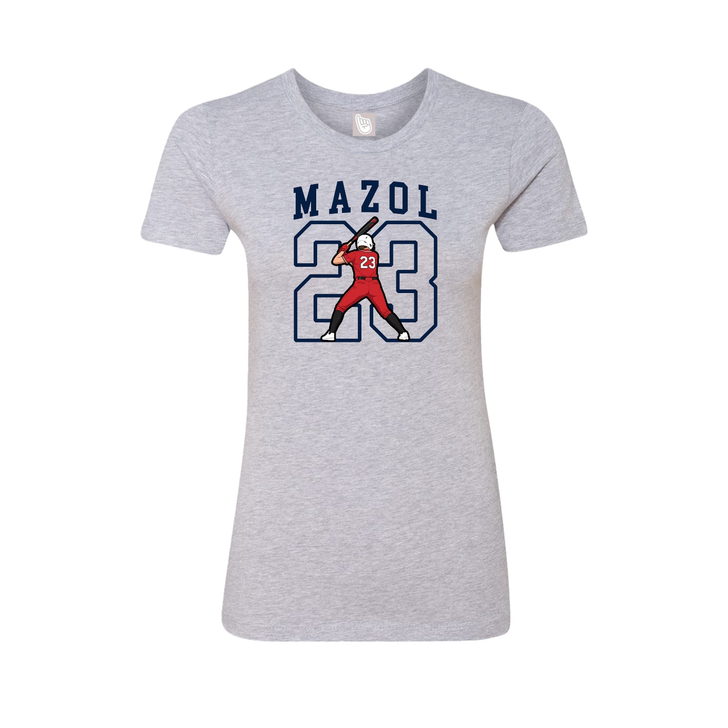 Fitted Women's Tee — Shirsey in Grey