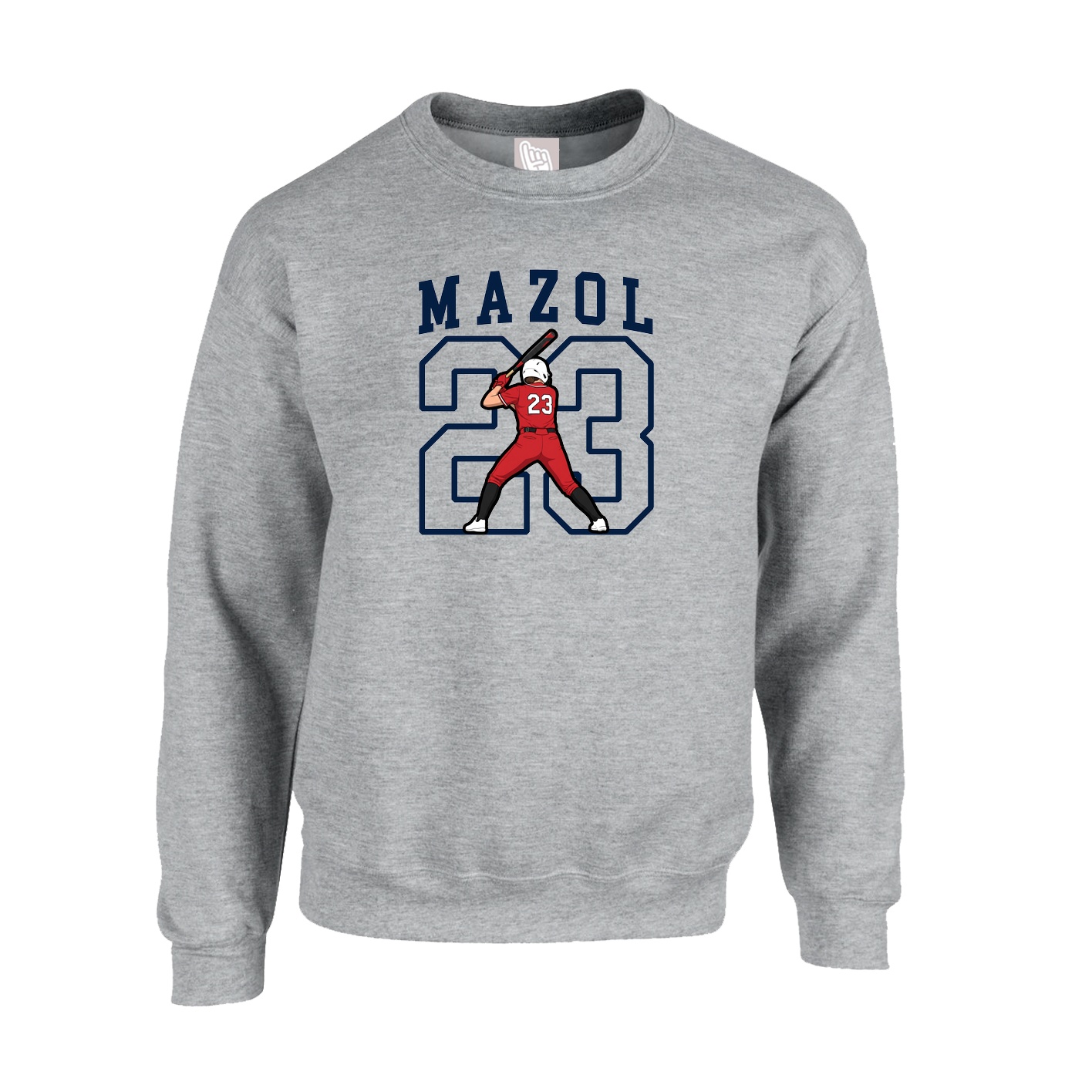 Fleece Crew — Shirsey in Grey