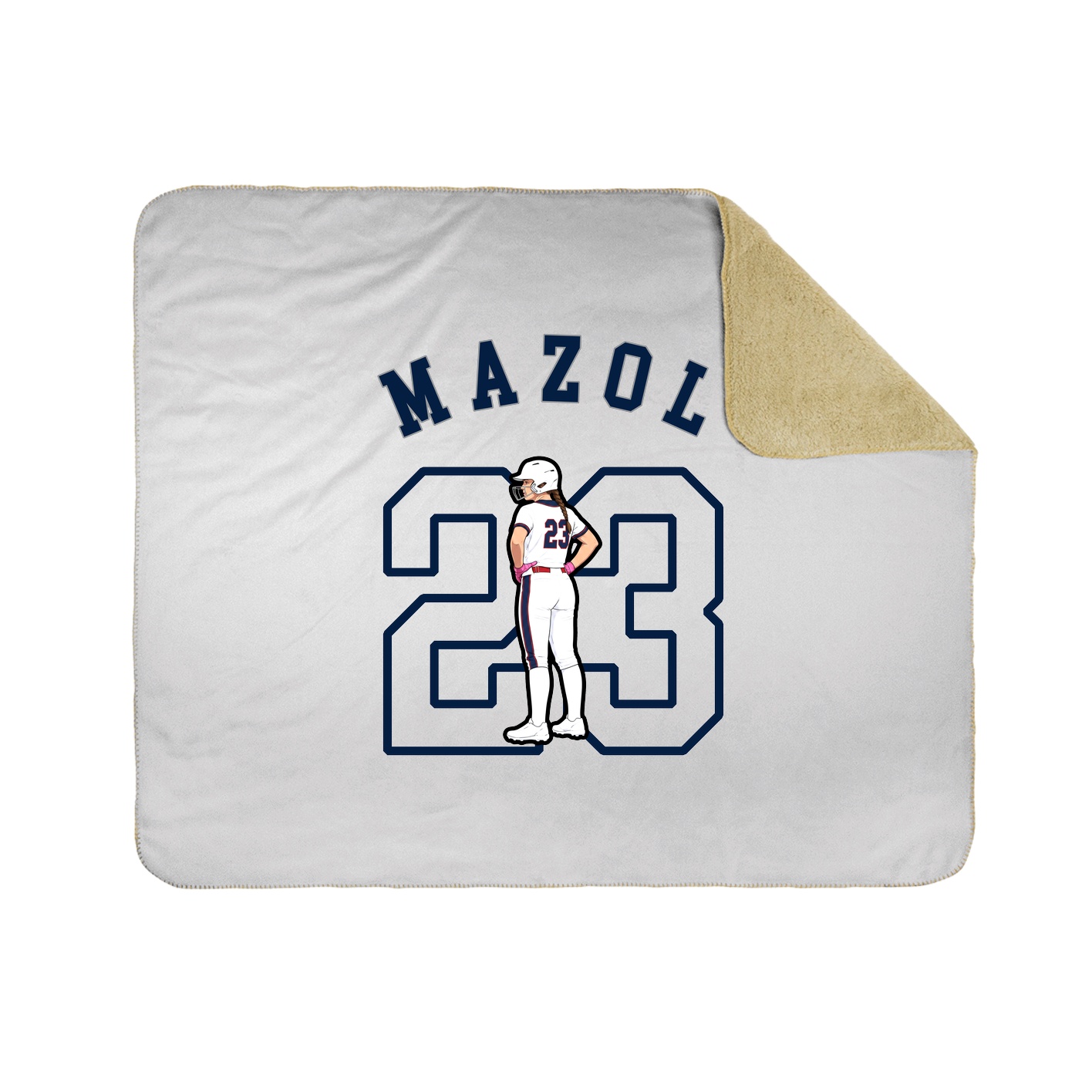 Throw Blanket — Shirsey Arch in White