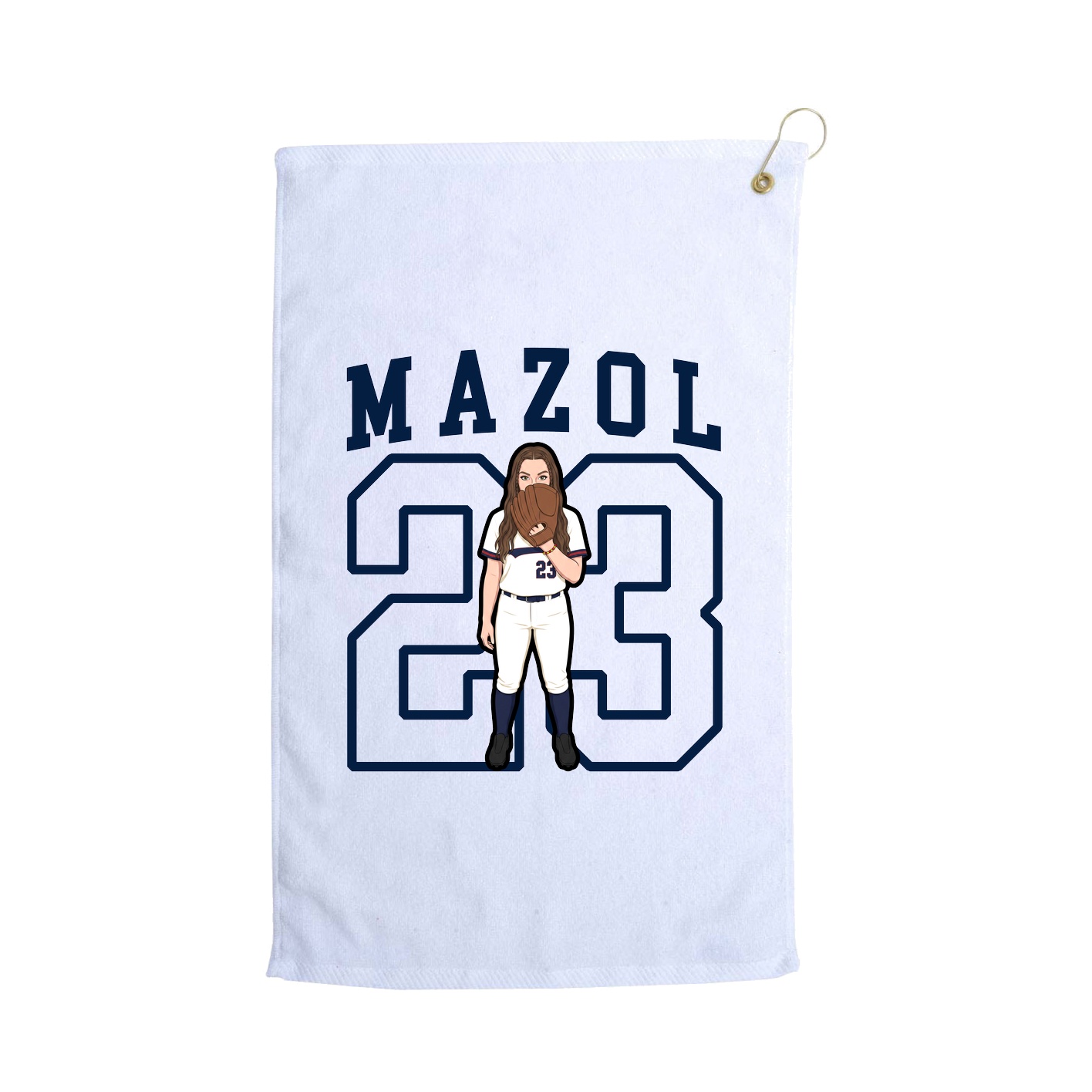 Golf Towel — Shirsey in White