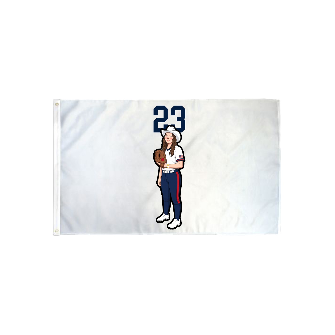 3x5 Flag — Number Top in Classic