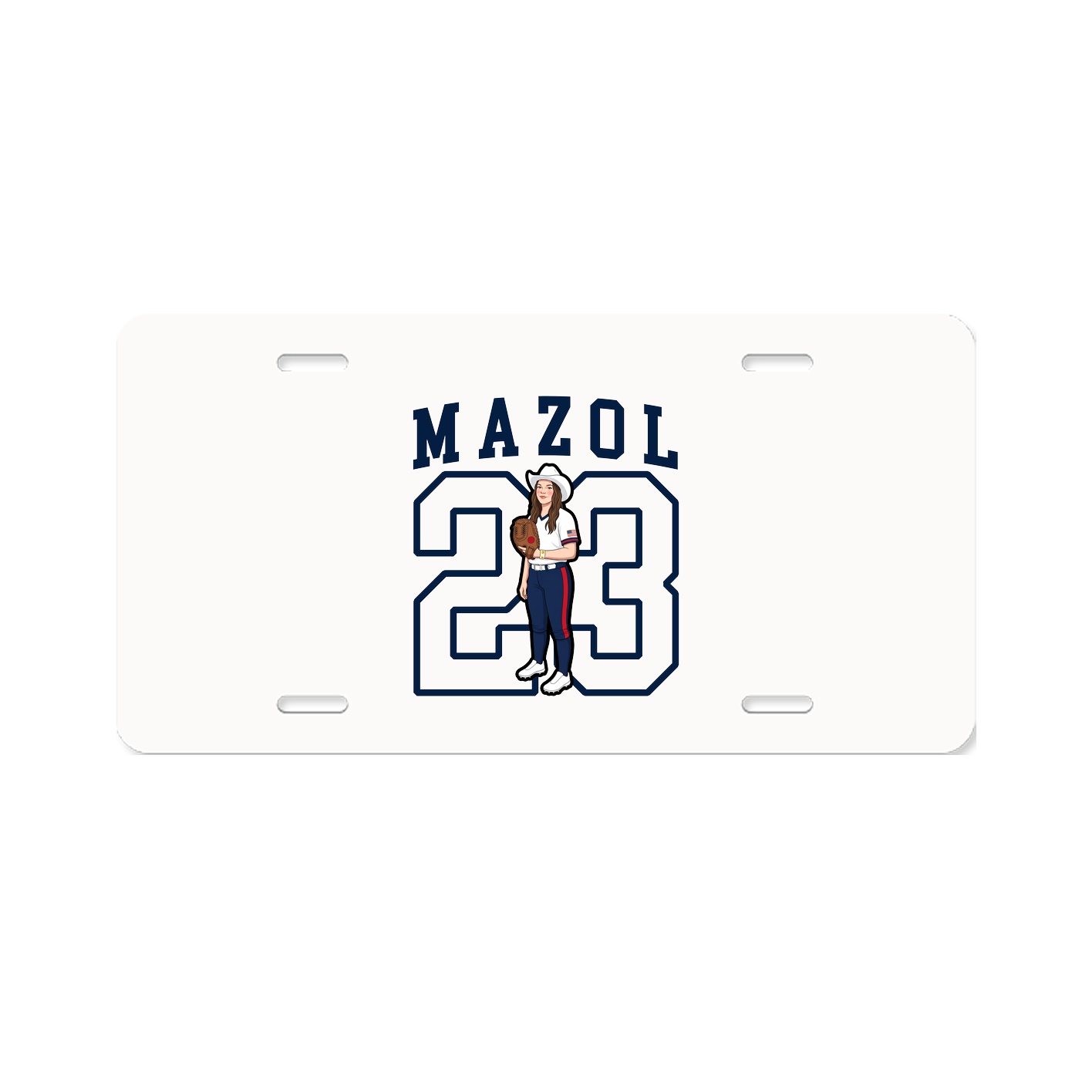 License Plate — Shirsey in Classic