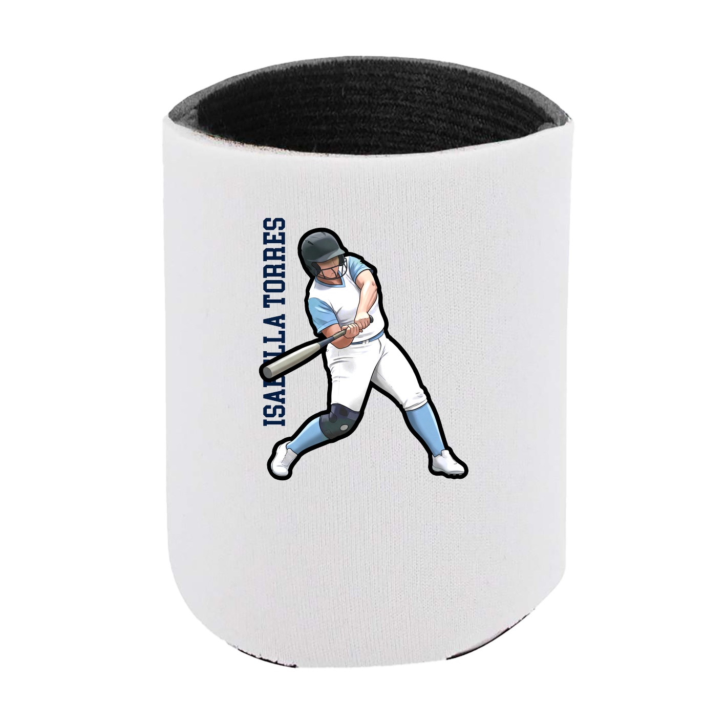 Can Holder — Name Vertical in White