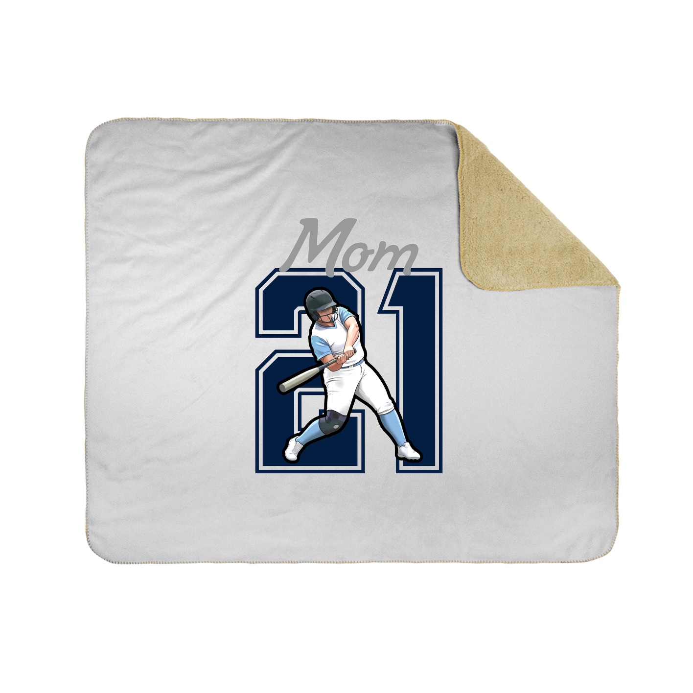 Throw Blanket — Mothers Day Shirsey in White