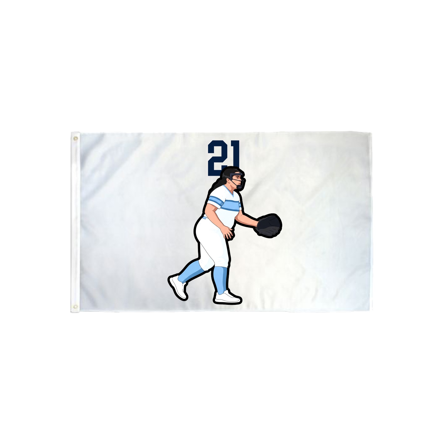 3x5 Flag — Number Top in Classic