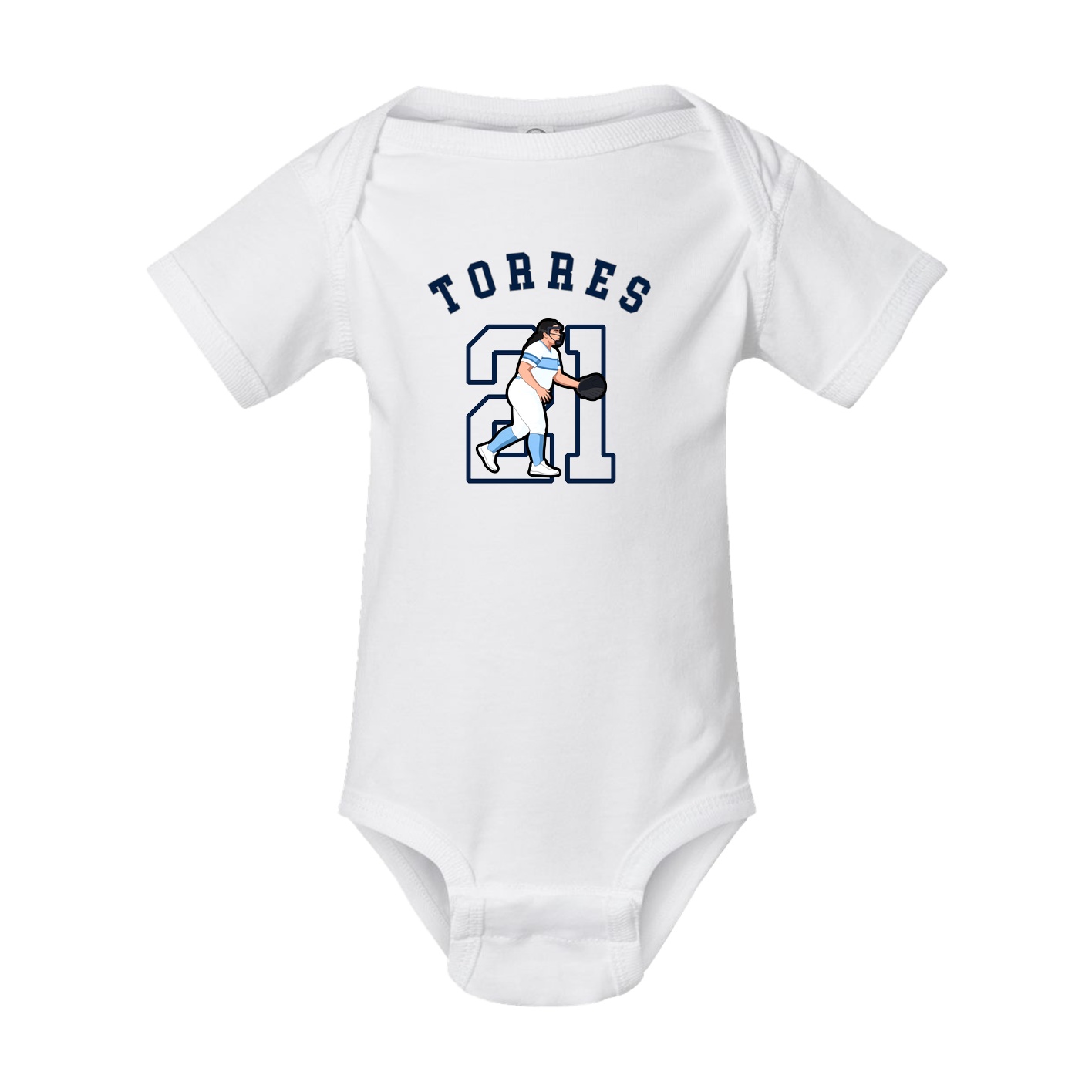 Baby Onesie — Shirsey Arch in White