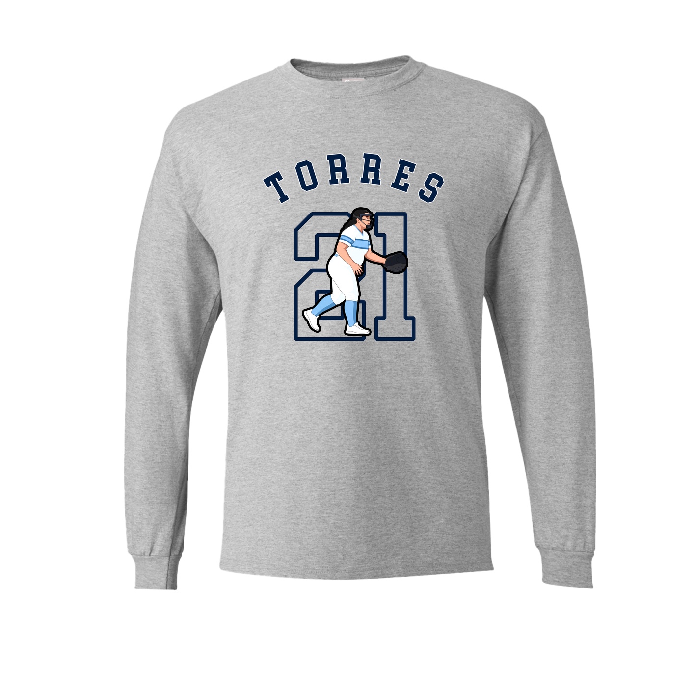 Long Sleeve Tee — Shirsey Arch in Grey