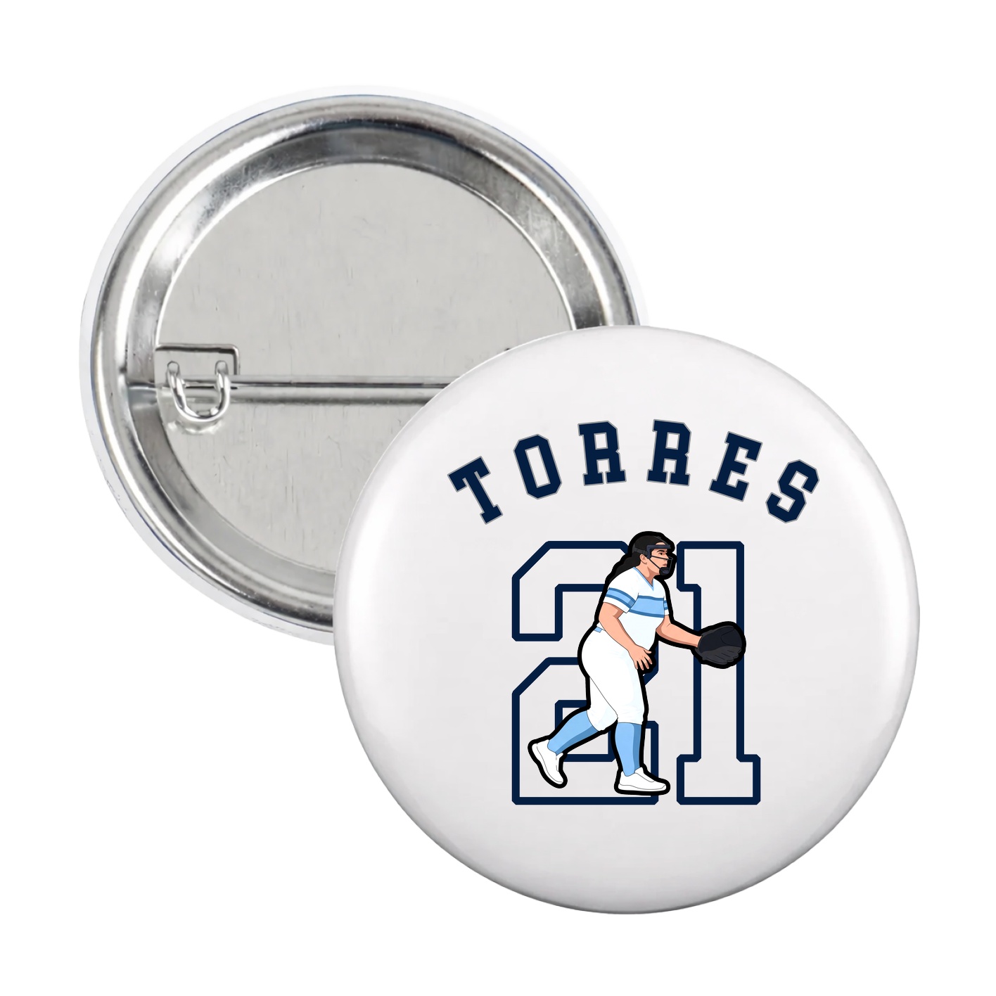 Game Day Button — Shirsey Arch in White