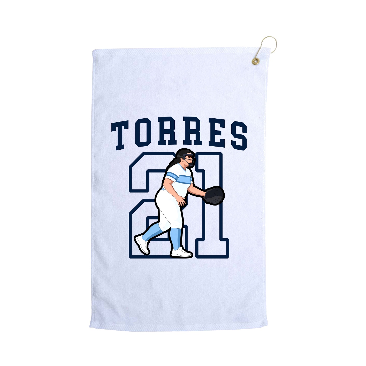 Golf Towel — Shirsey in White